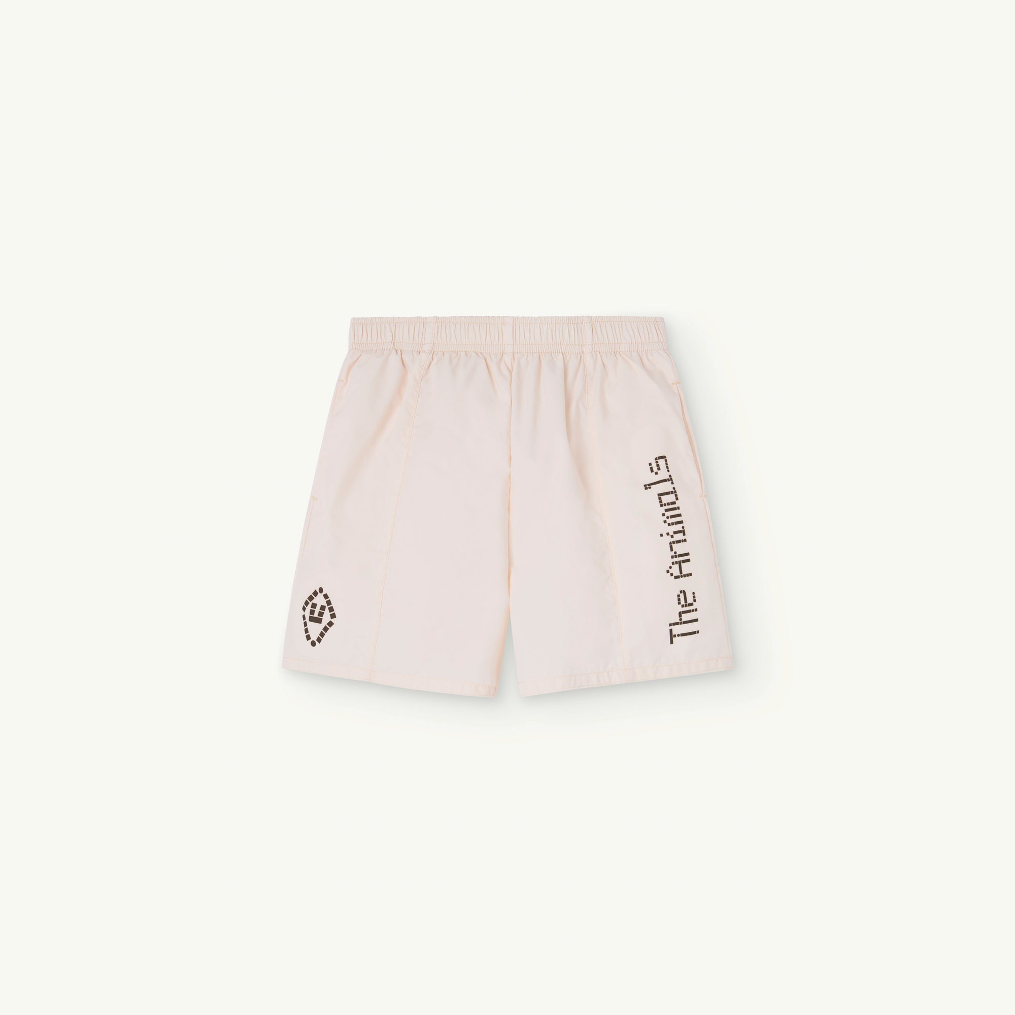 Boys & Girls White Logo Swim Shorts