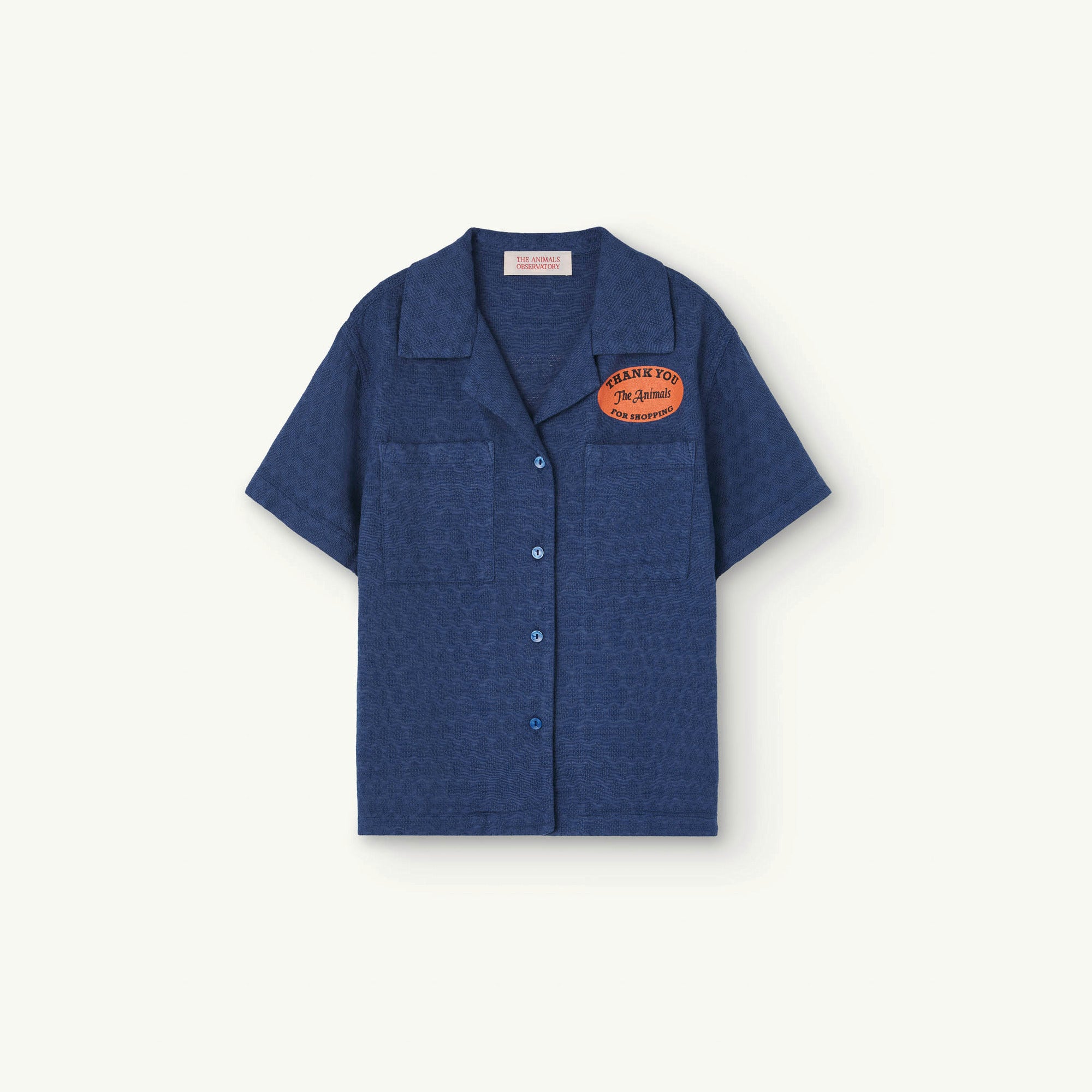 Boys & Girls Blue Cotton Shirt