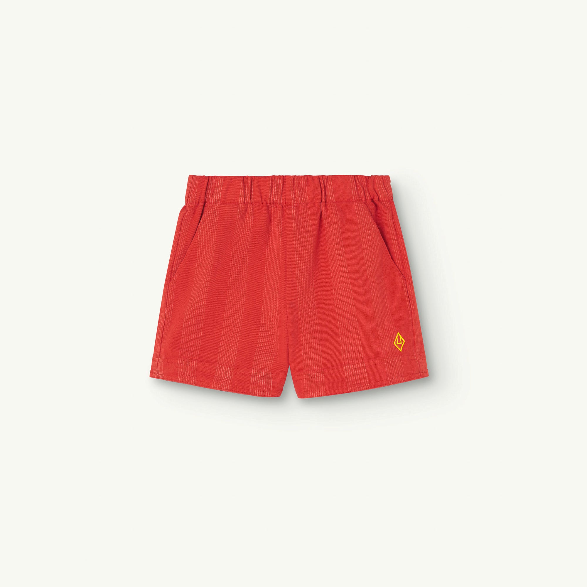 Boys & Girls Red Stripes Cotton Shorts