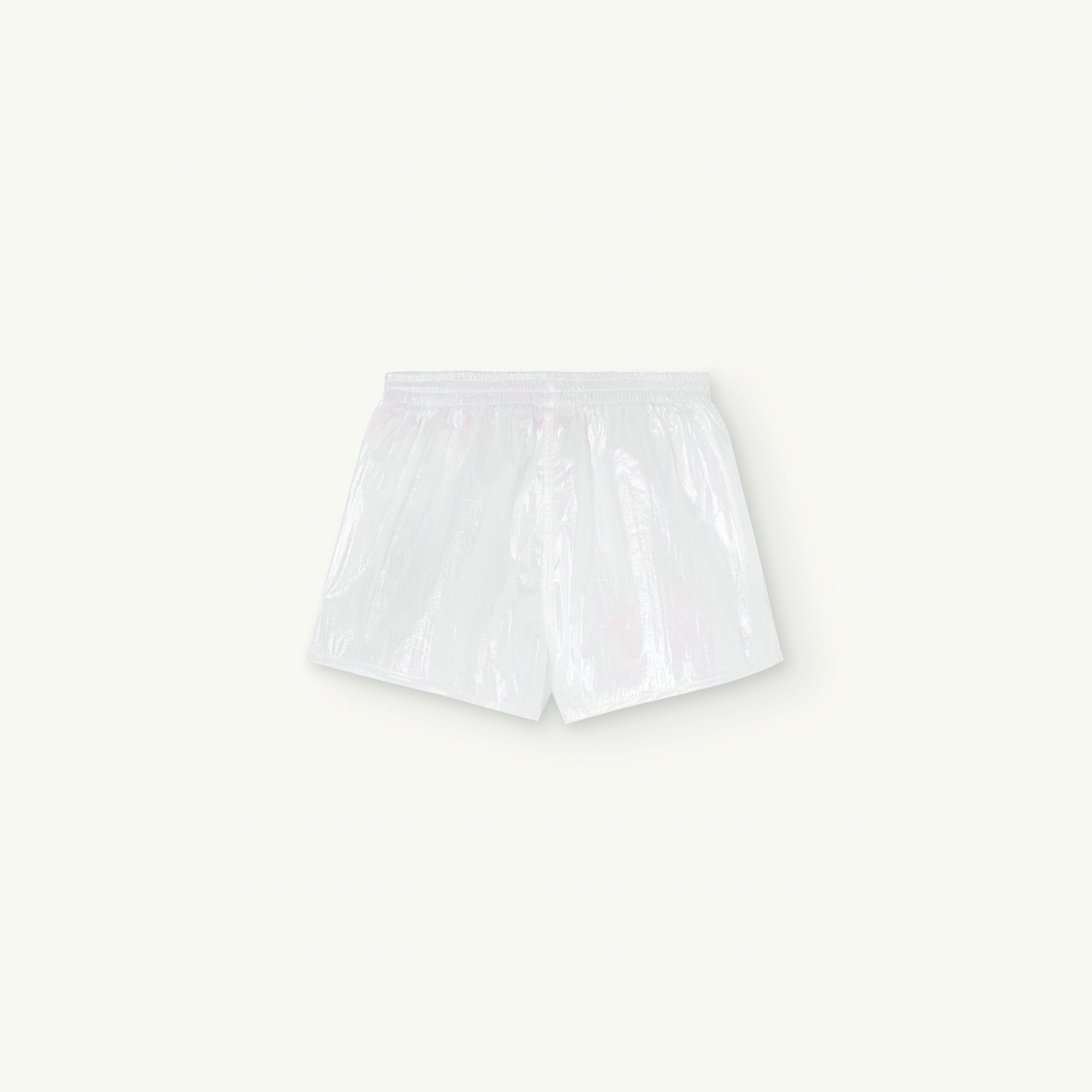 Boys & Girls White Logo Shorts