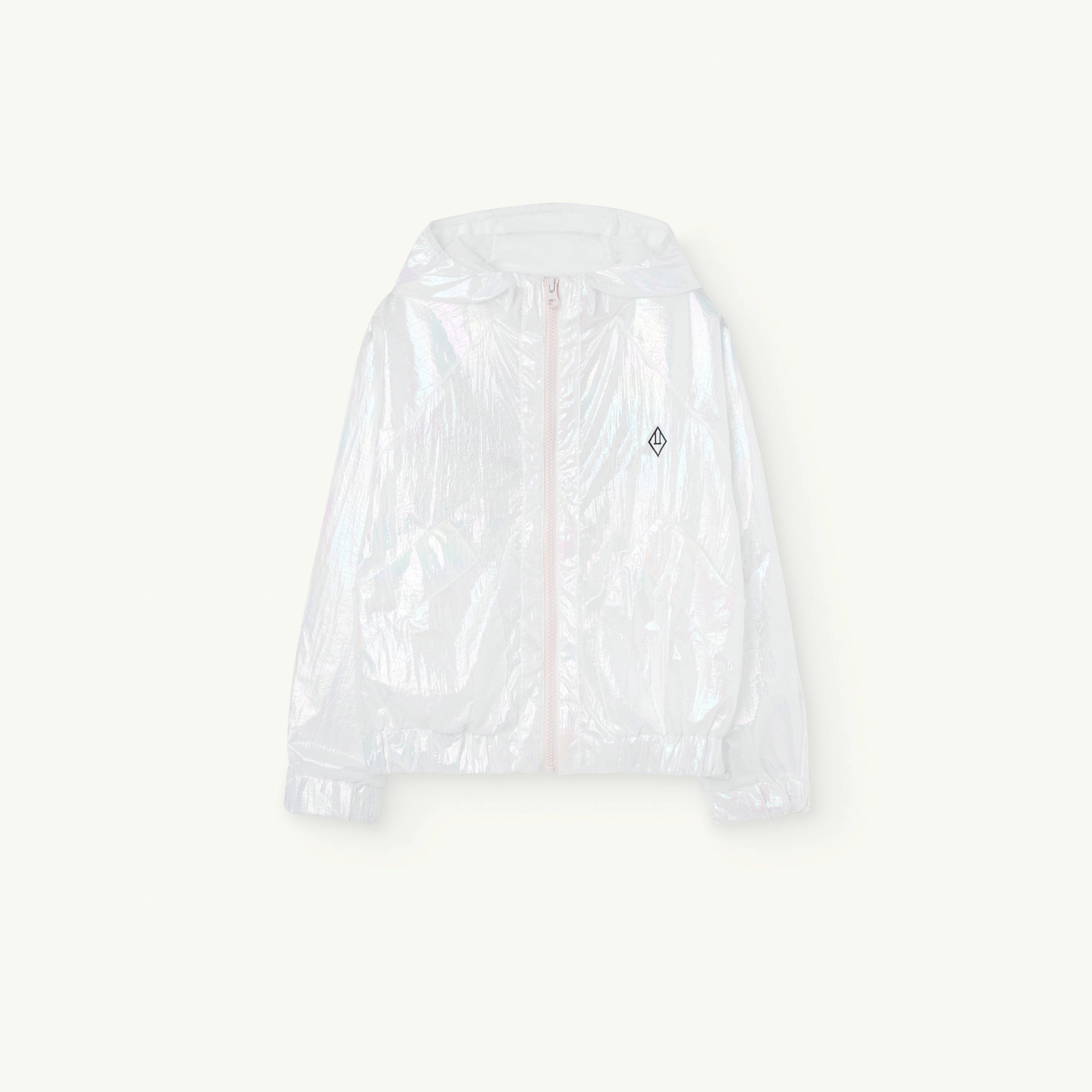 Boys & Girls White Zip-Up Jacket