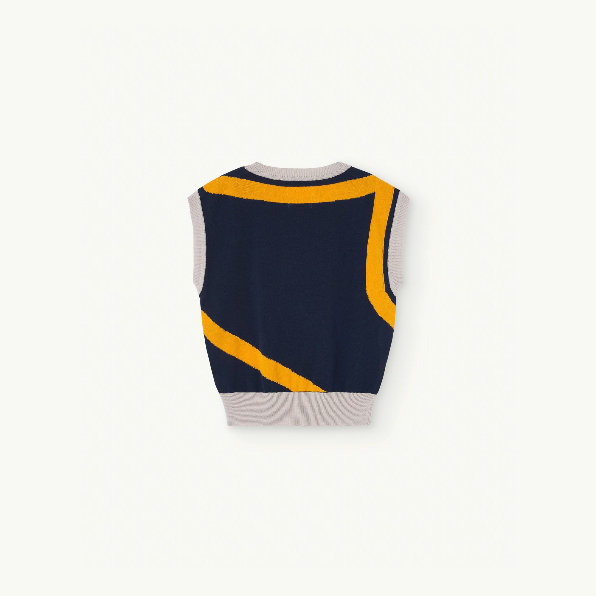 Boys & Girls Navy Logo Cotton Vest