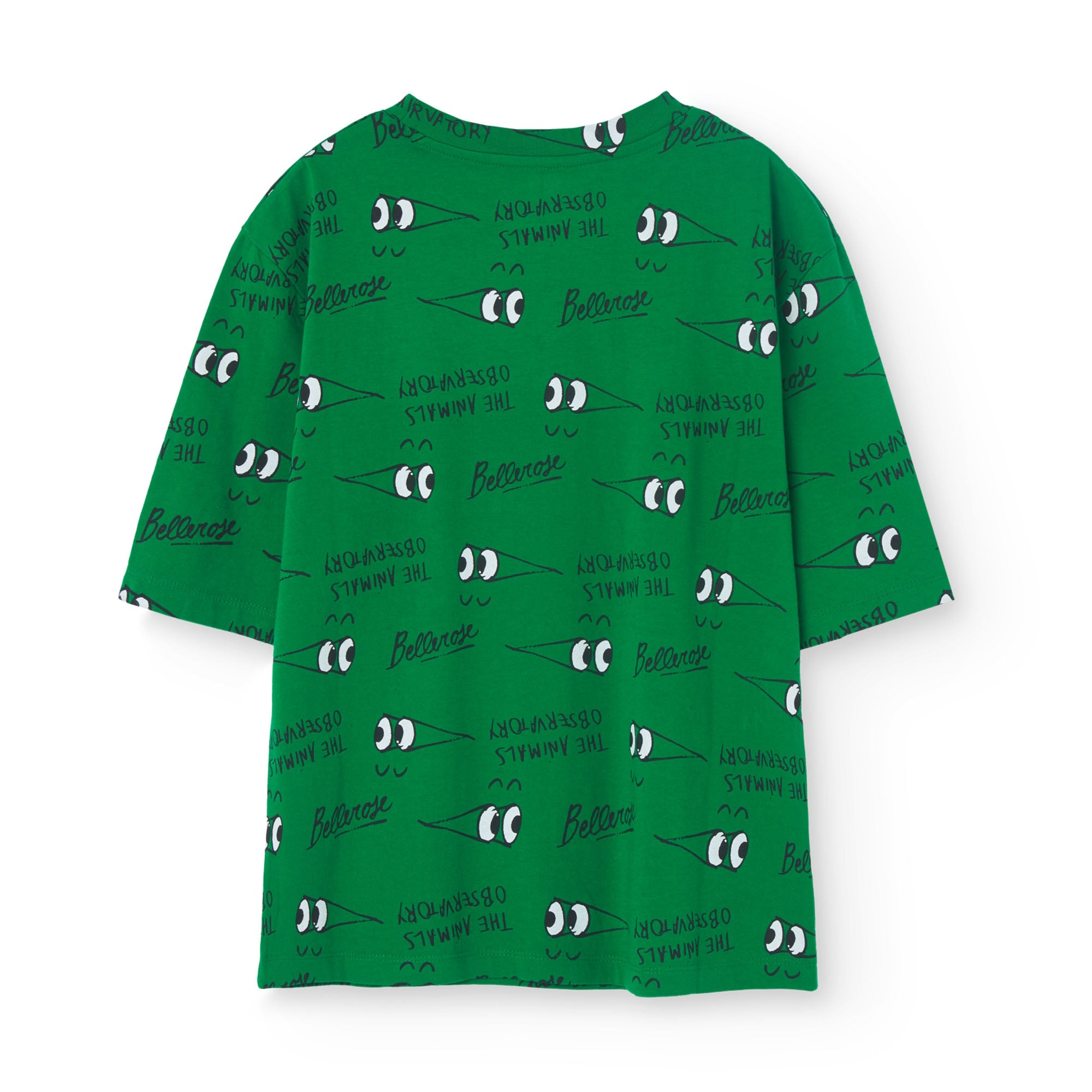 Boys & Girls Green Cotton T-Shirt