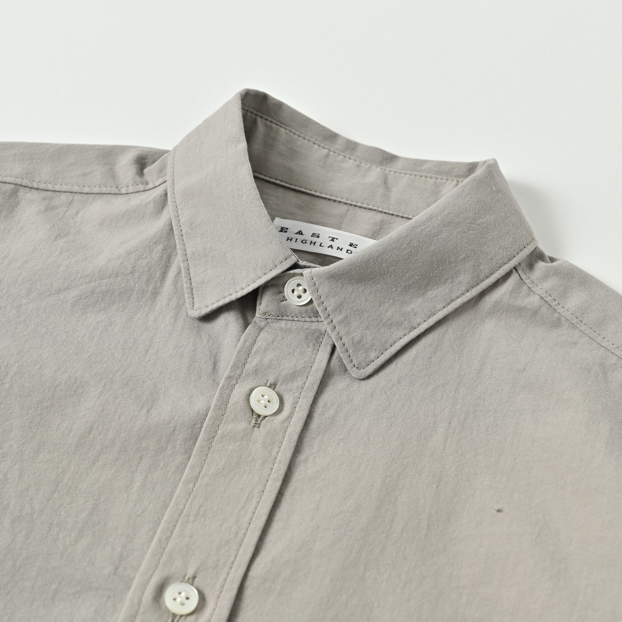 Boys & Girls Grey Cotton Shirt
