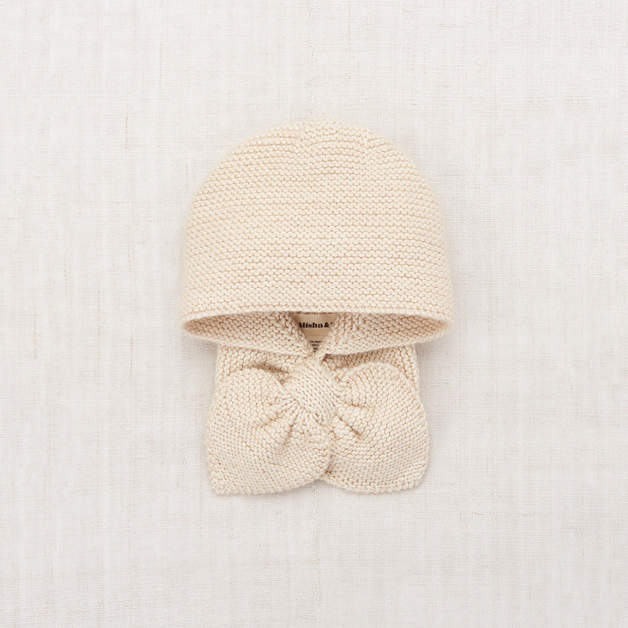 Boys & Girls White Wool Hat