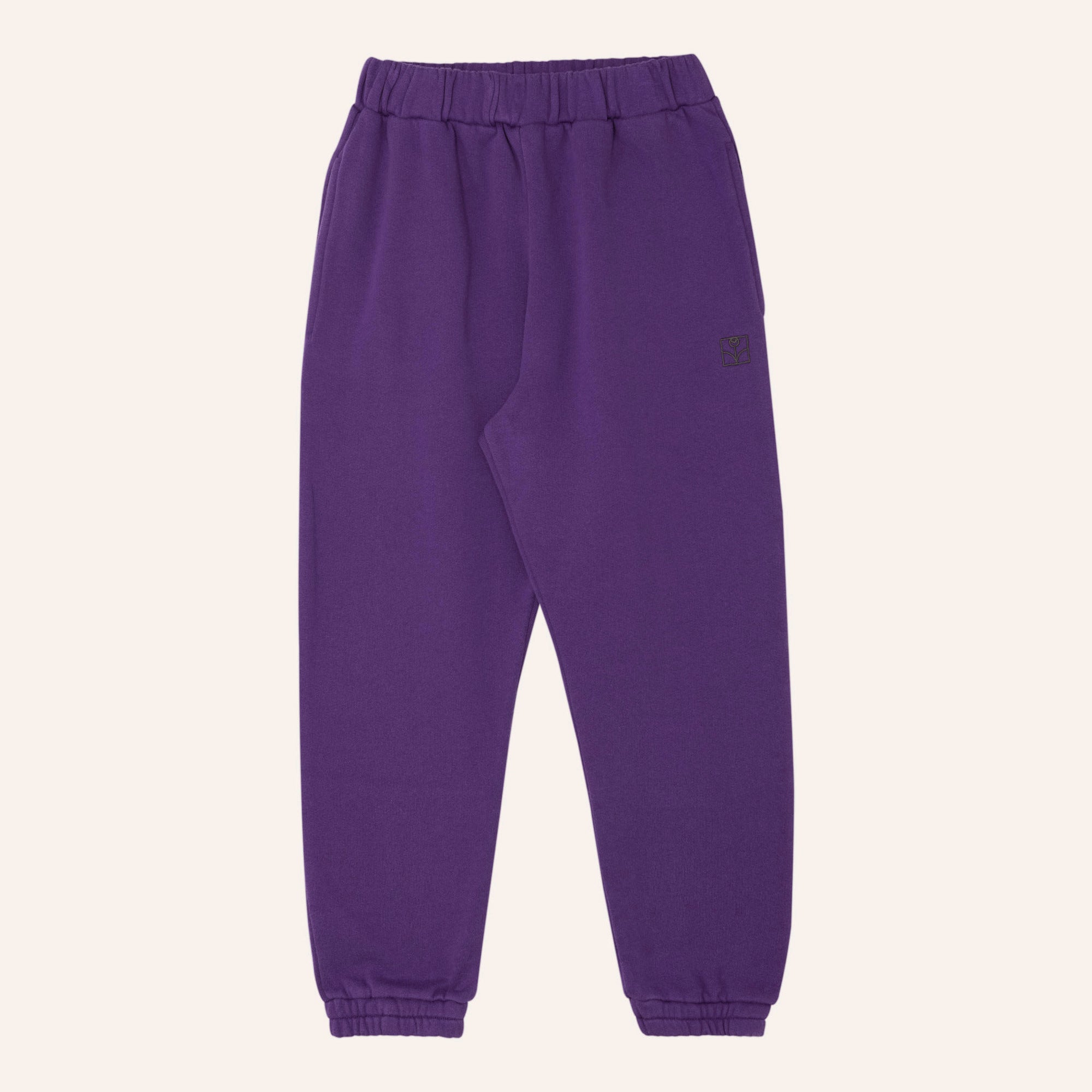 Boys & Girls Purple Cotton Trousers