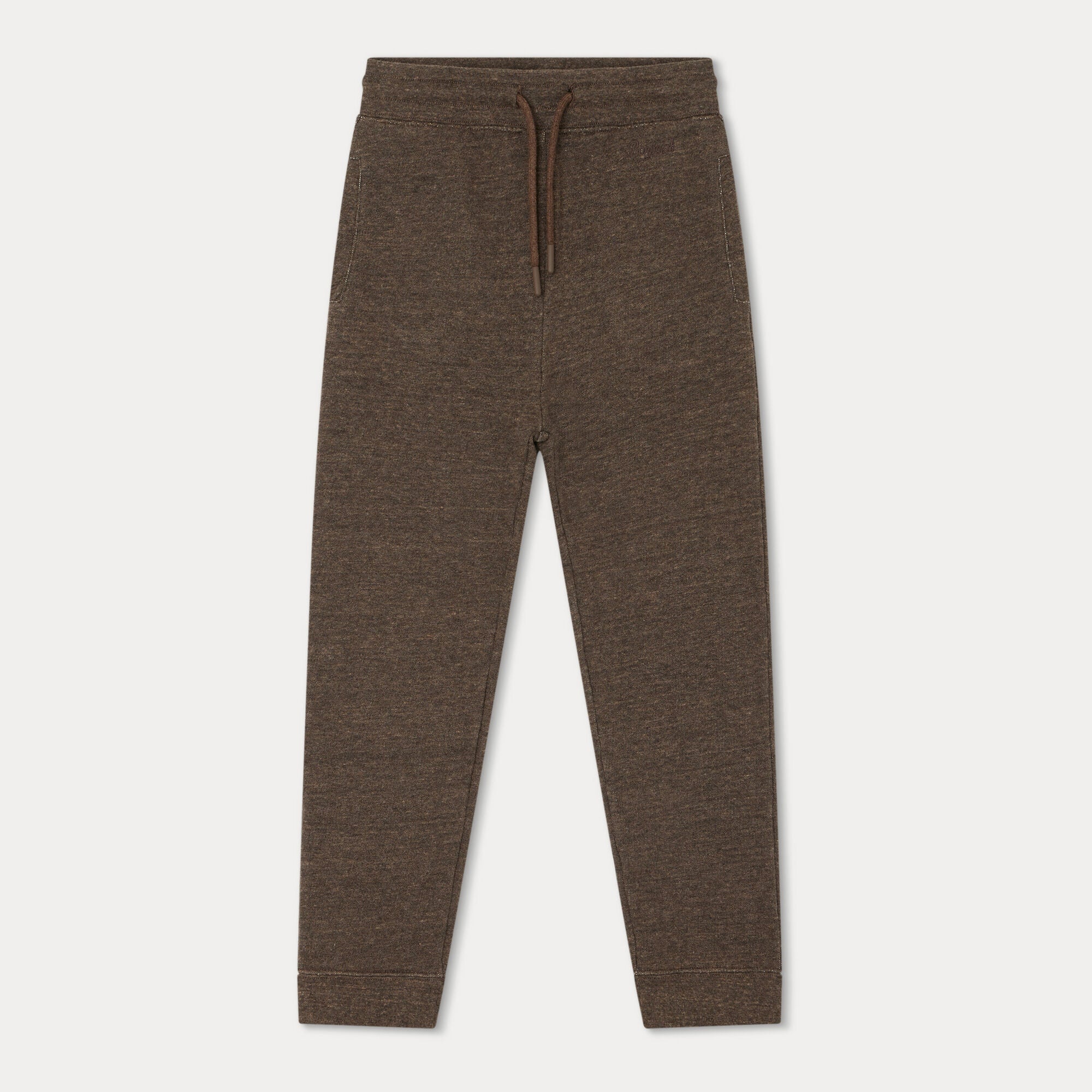 Boys Brown Cotton Trousers