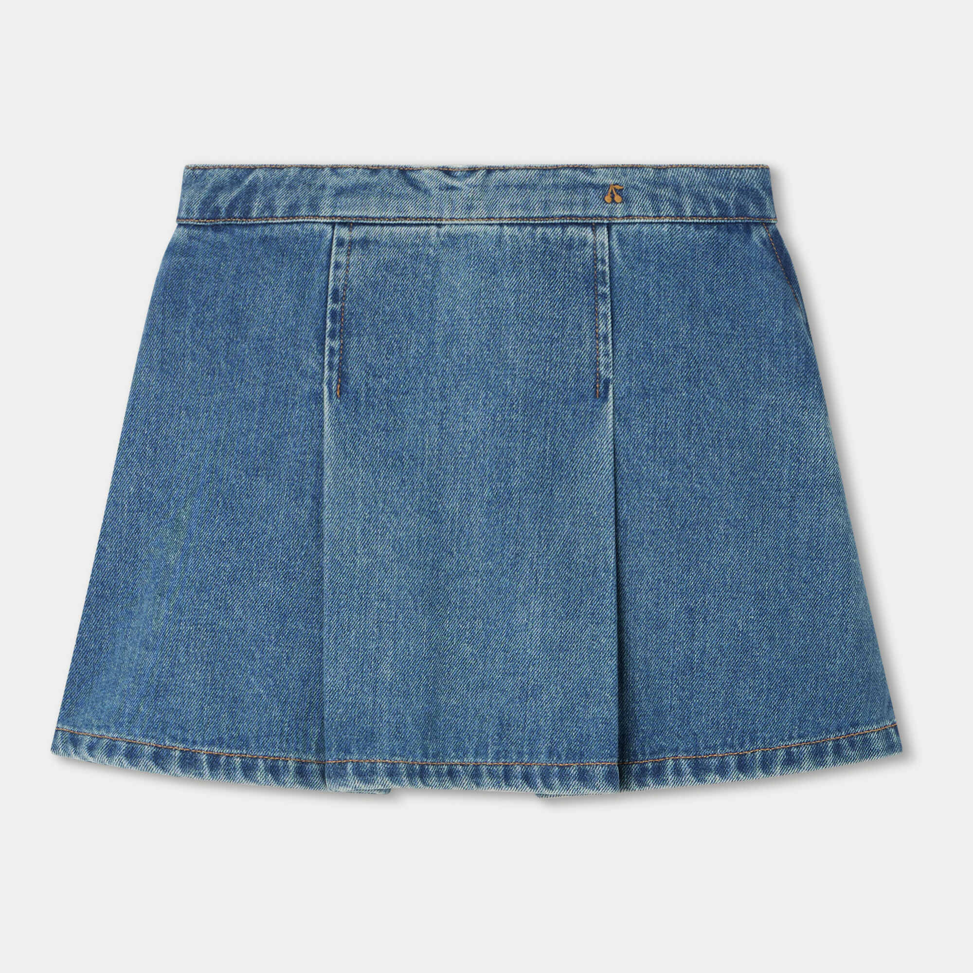 Girls Blue Denim Skirt