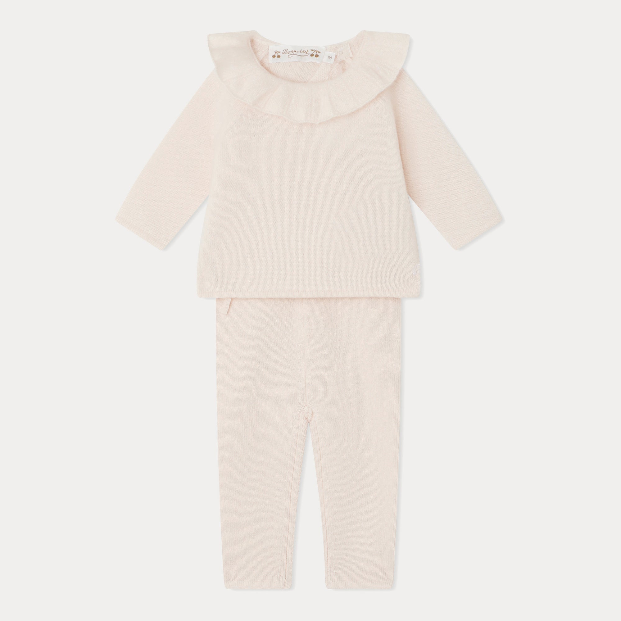 Baby Girls Pink Cashmere Set