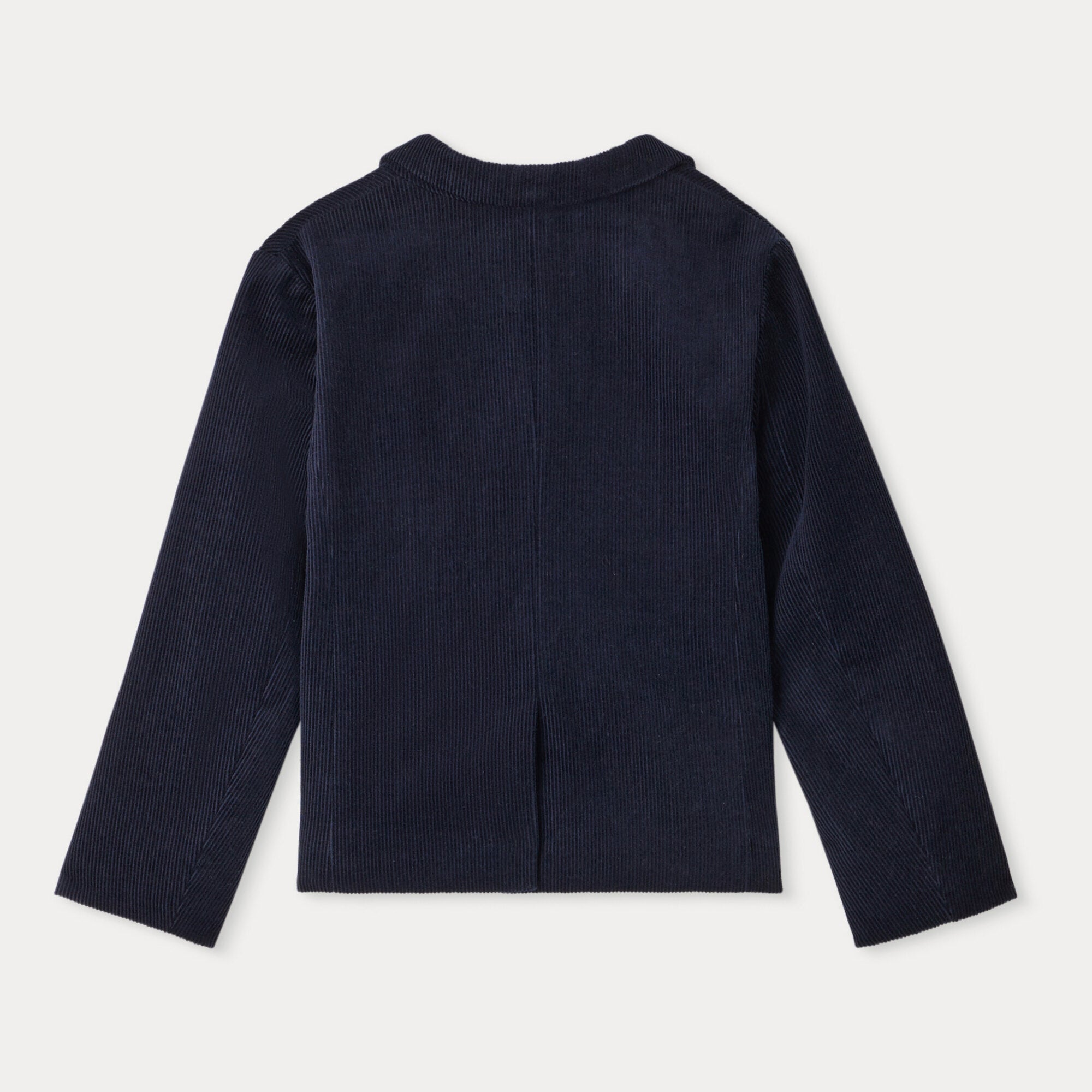 Boys Navy Corduroy Coat