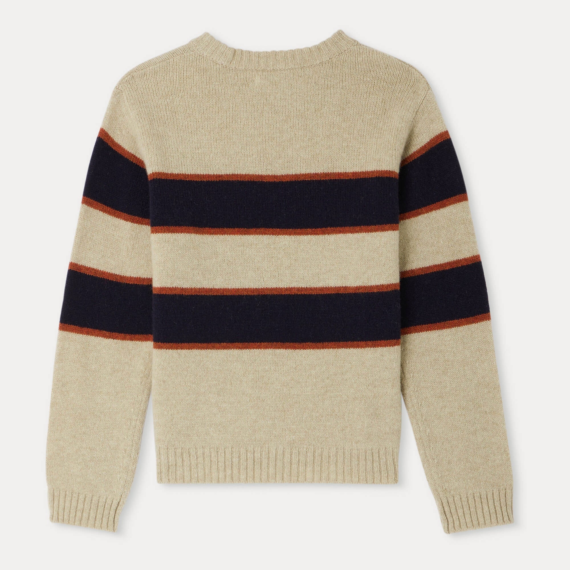 Boys Beige Wool Sweater