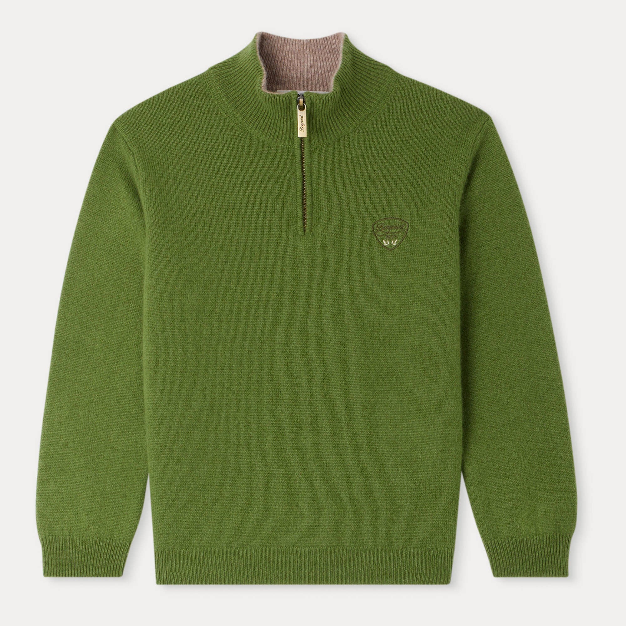 Boys Green Cashmere Sweater