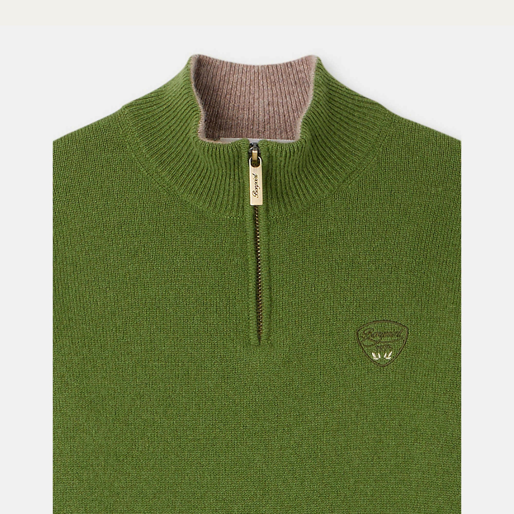 Boys Green Cashmere Sweater