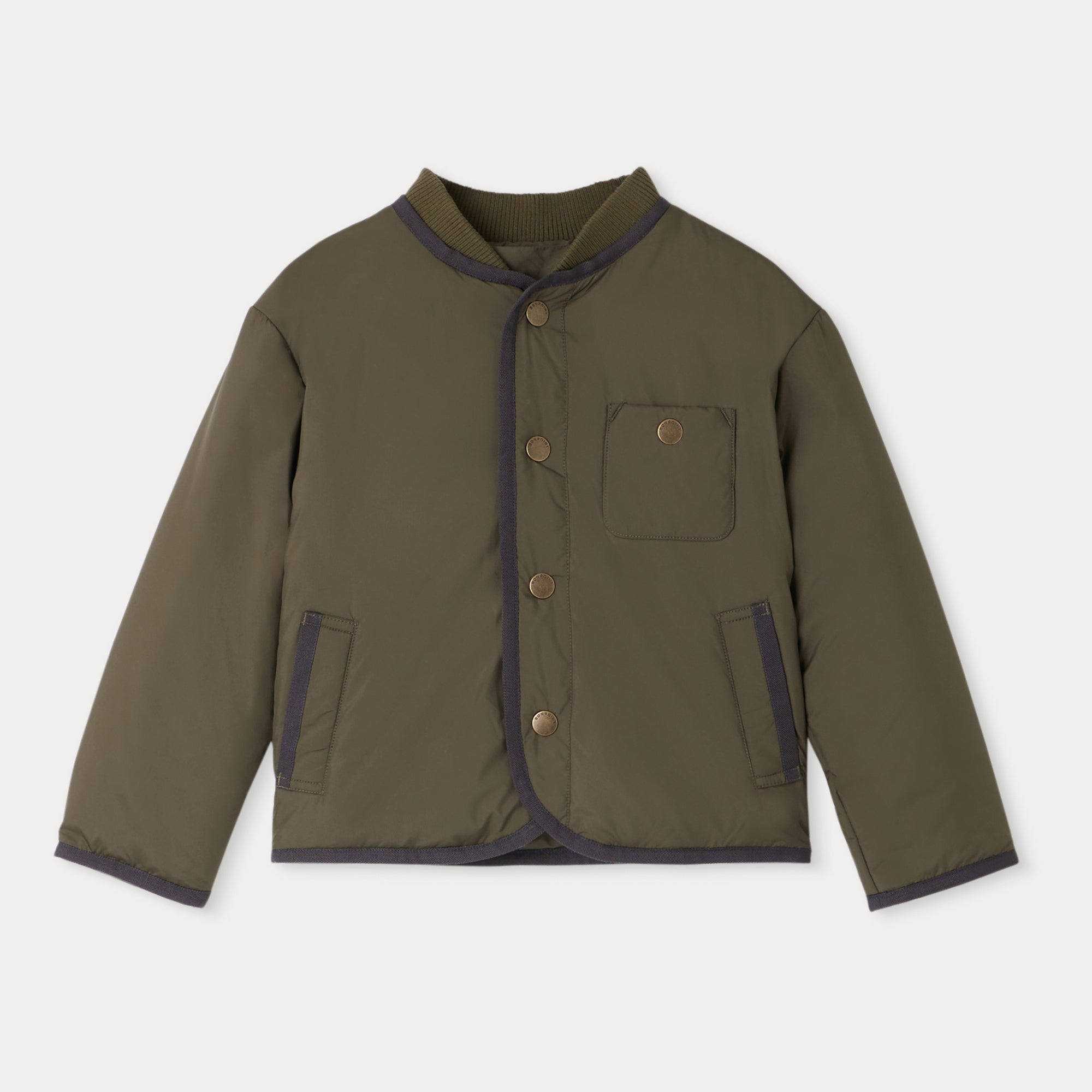 Boys Dark Green Padded Jacket