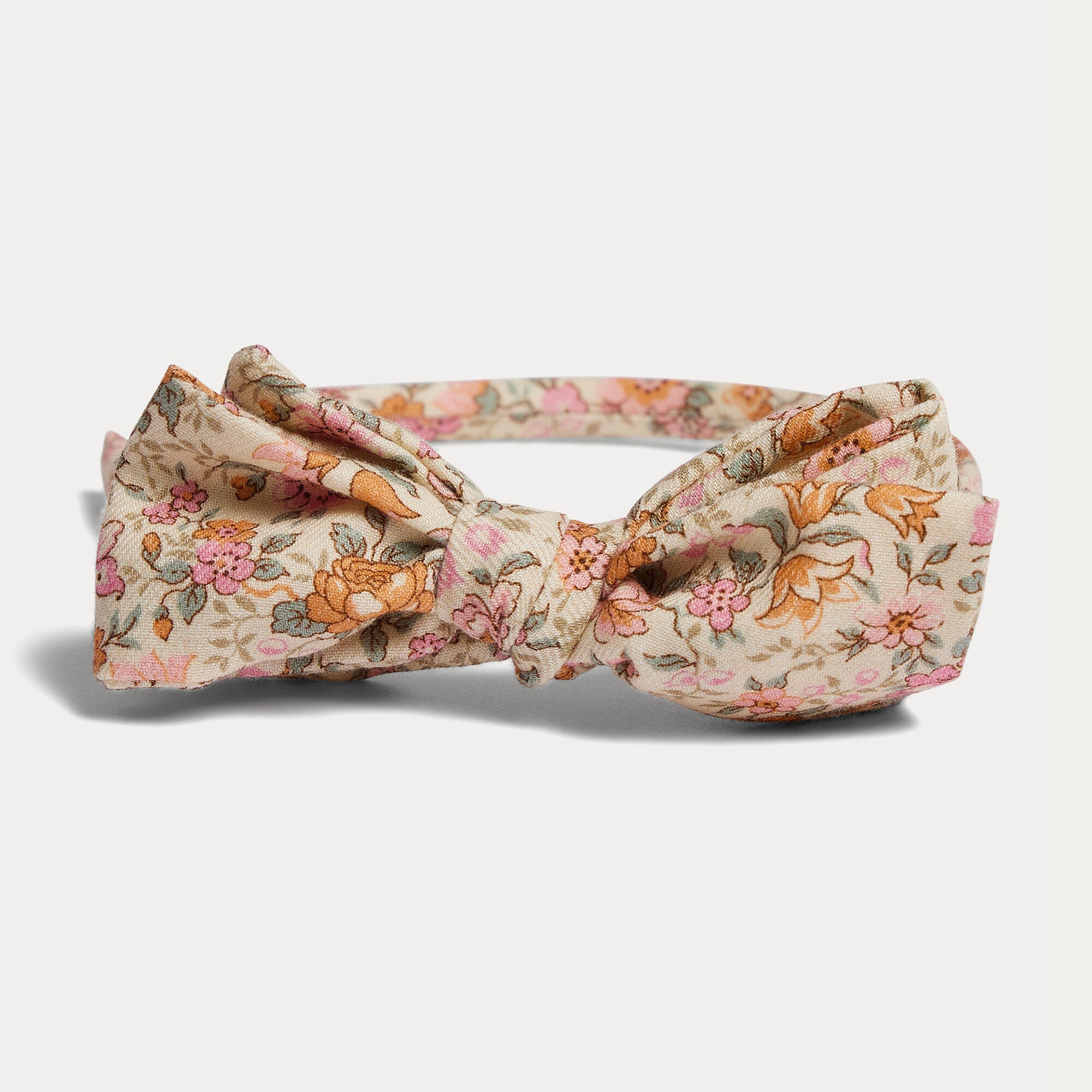 Girls Light Pink Floral Headband