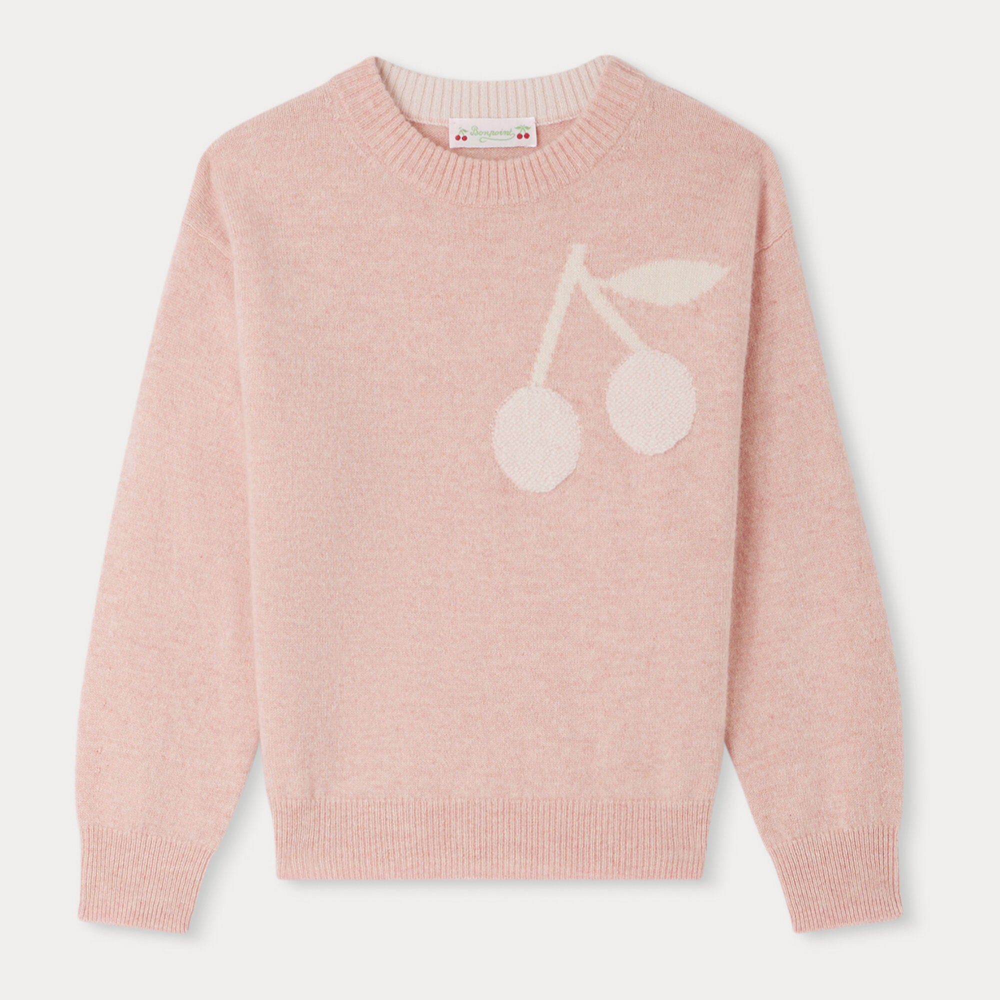 Girls Pink Cashmere Sweater