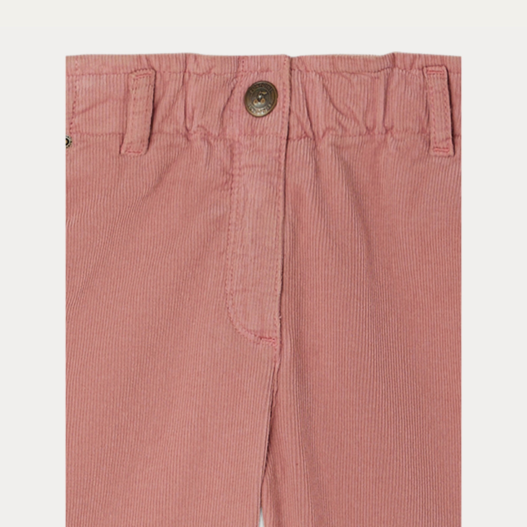 Girls Pink Corduroy Trousers