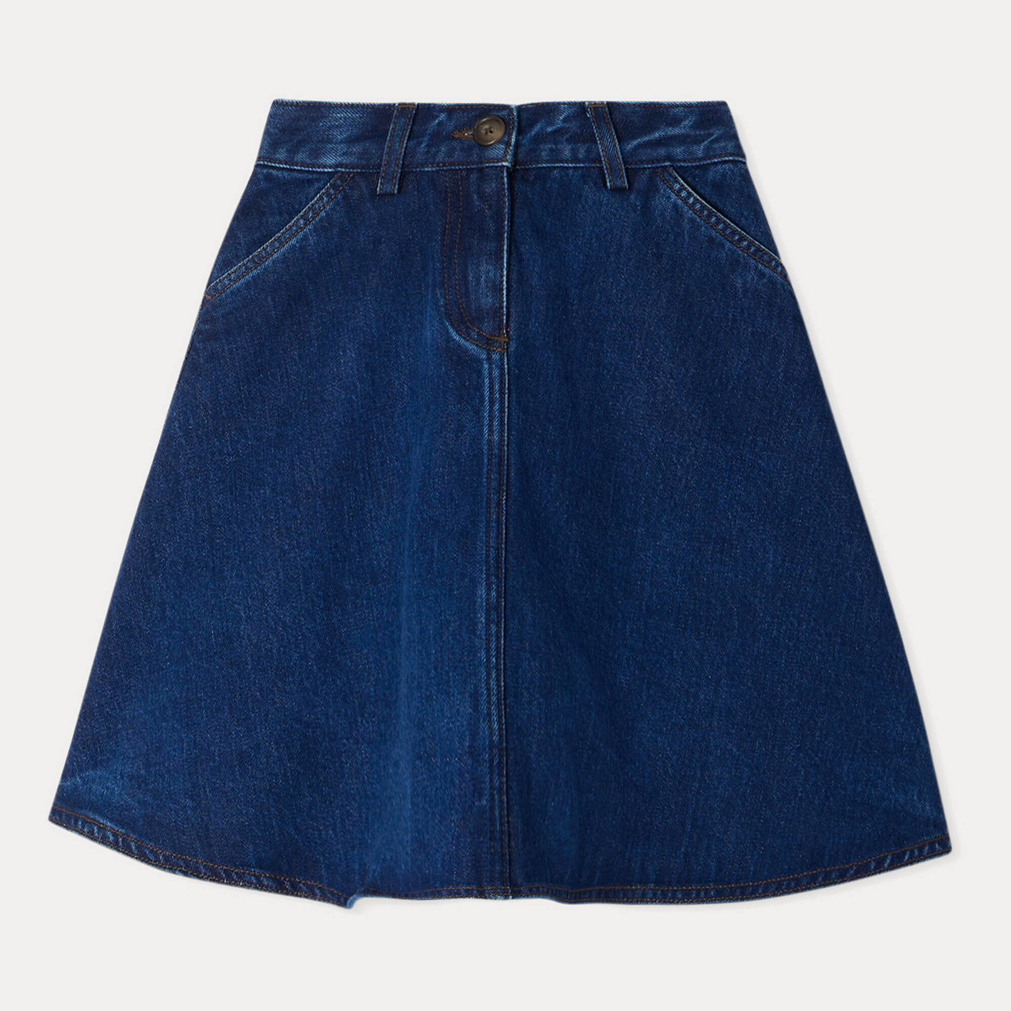 Girls Blue Denim Skirt