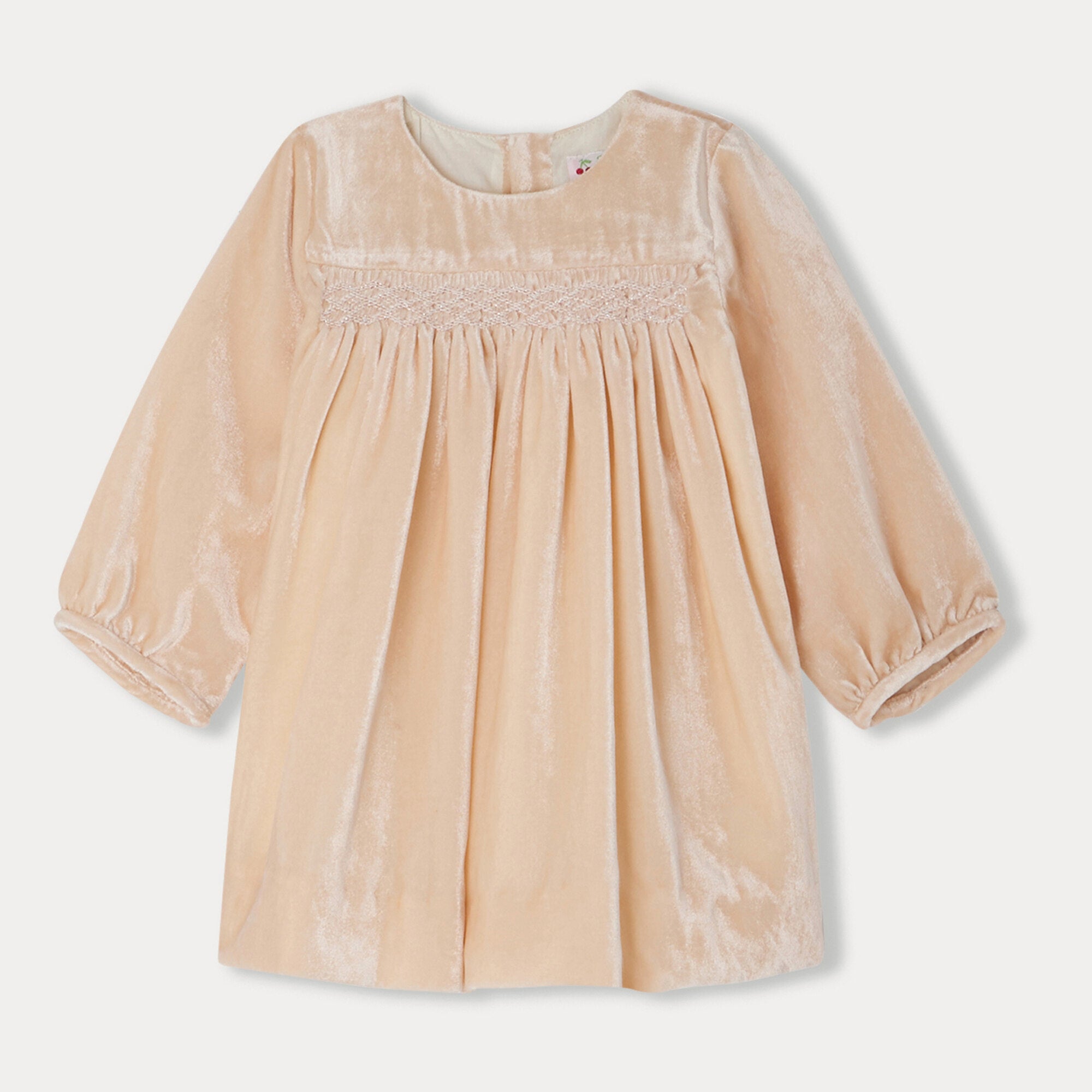 Baby Girls Rose Velvet Dress