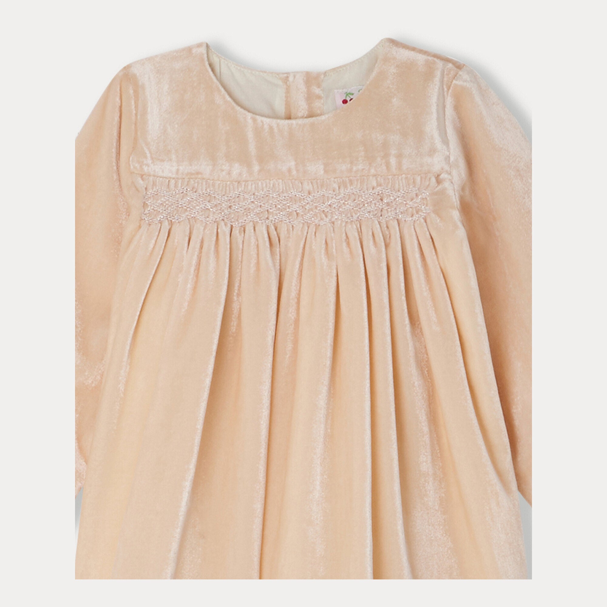 Baby Girls Rose Velvet Dress