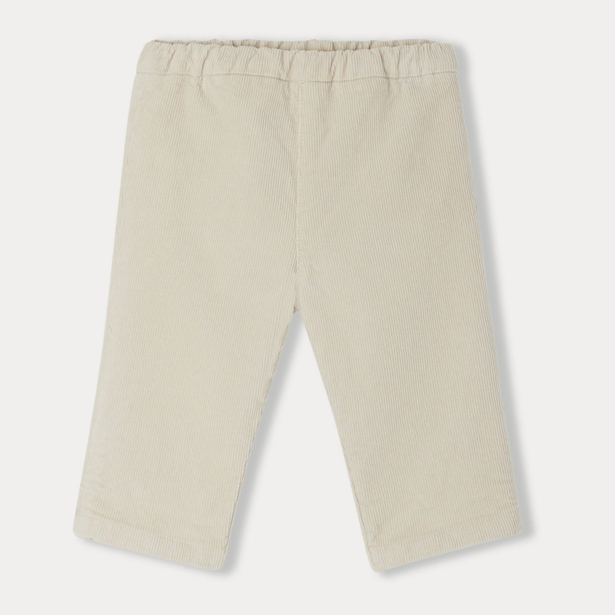 Baby Boys & Girls Beige Corduroy Trousers