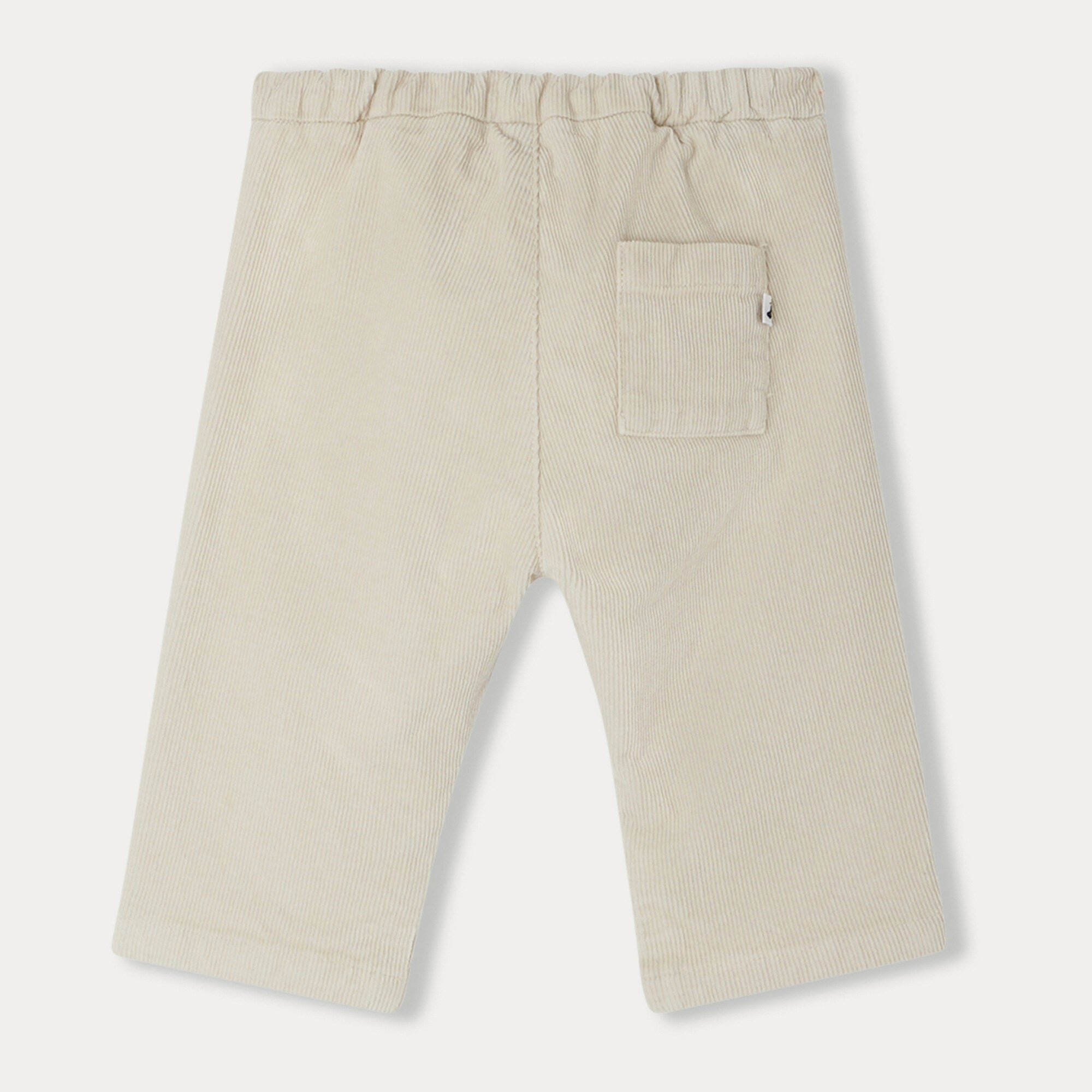 Baby Boys & Girls Beige Corduroy Trousers