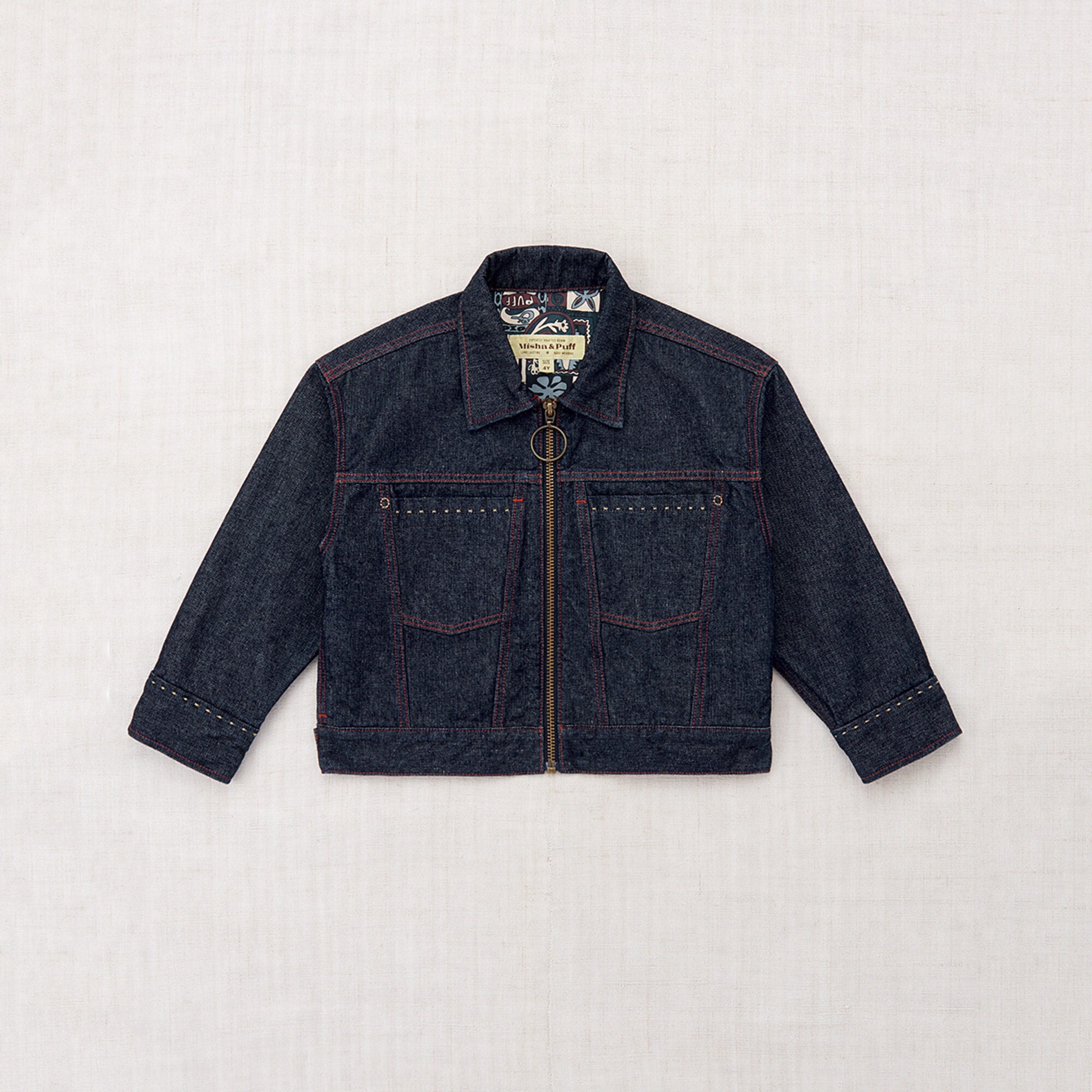 Boys & Girls Dark Blue Denim Jacket