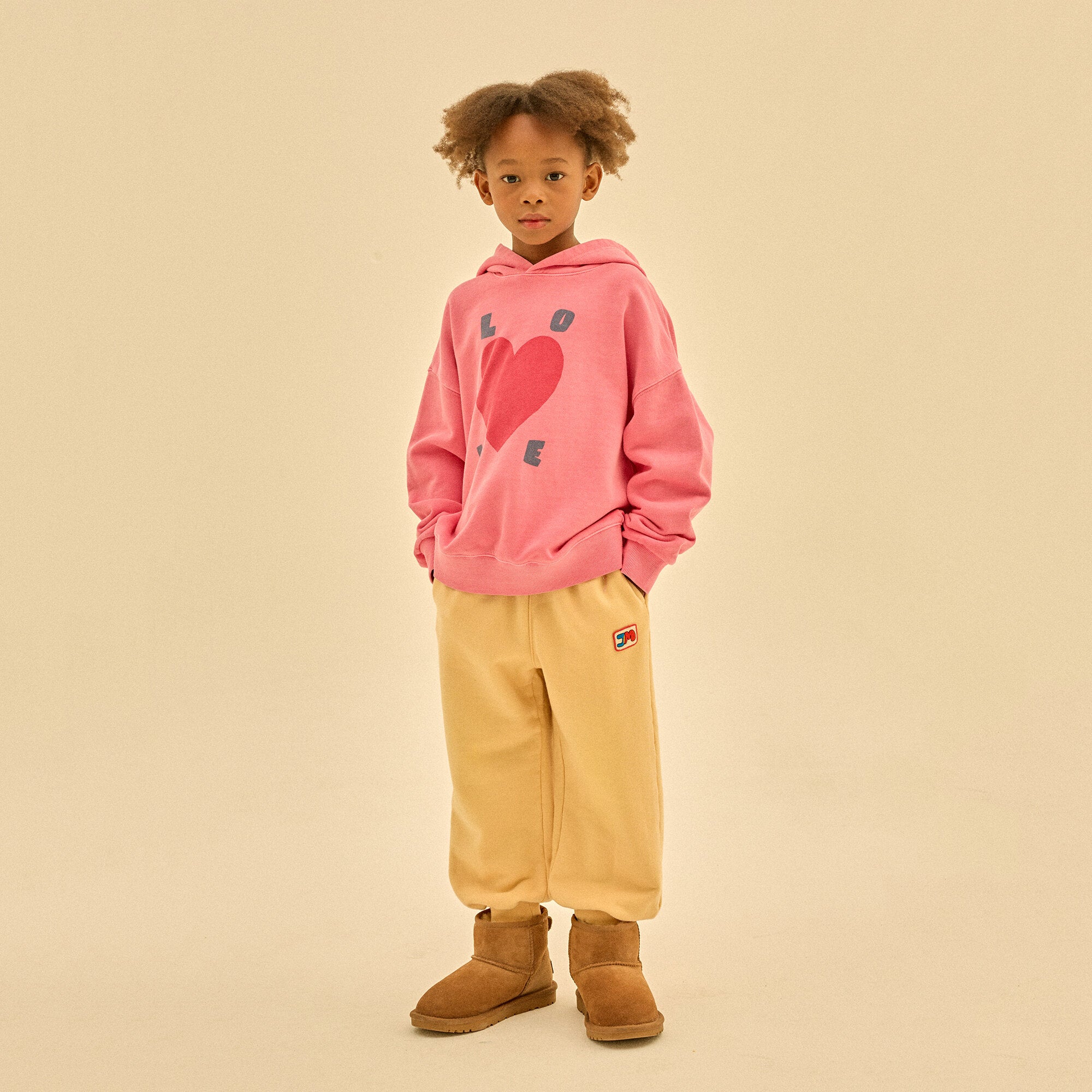 Boys & Girls Pale Yellow Cotton Trousers