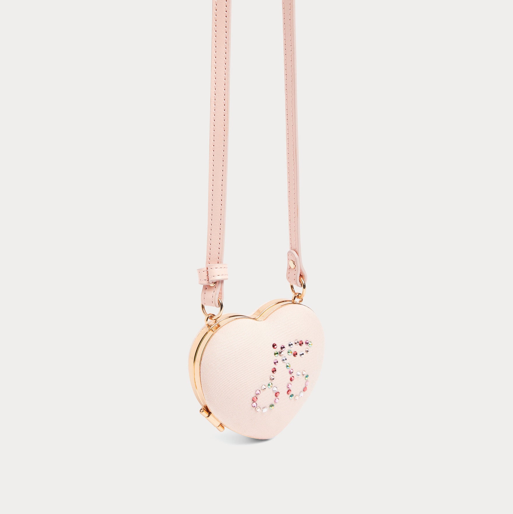 Girls Pink Heart Shoulder Bag(9x9cm)