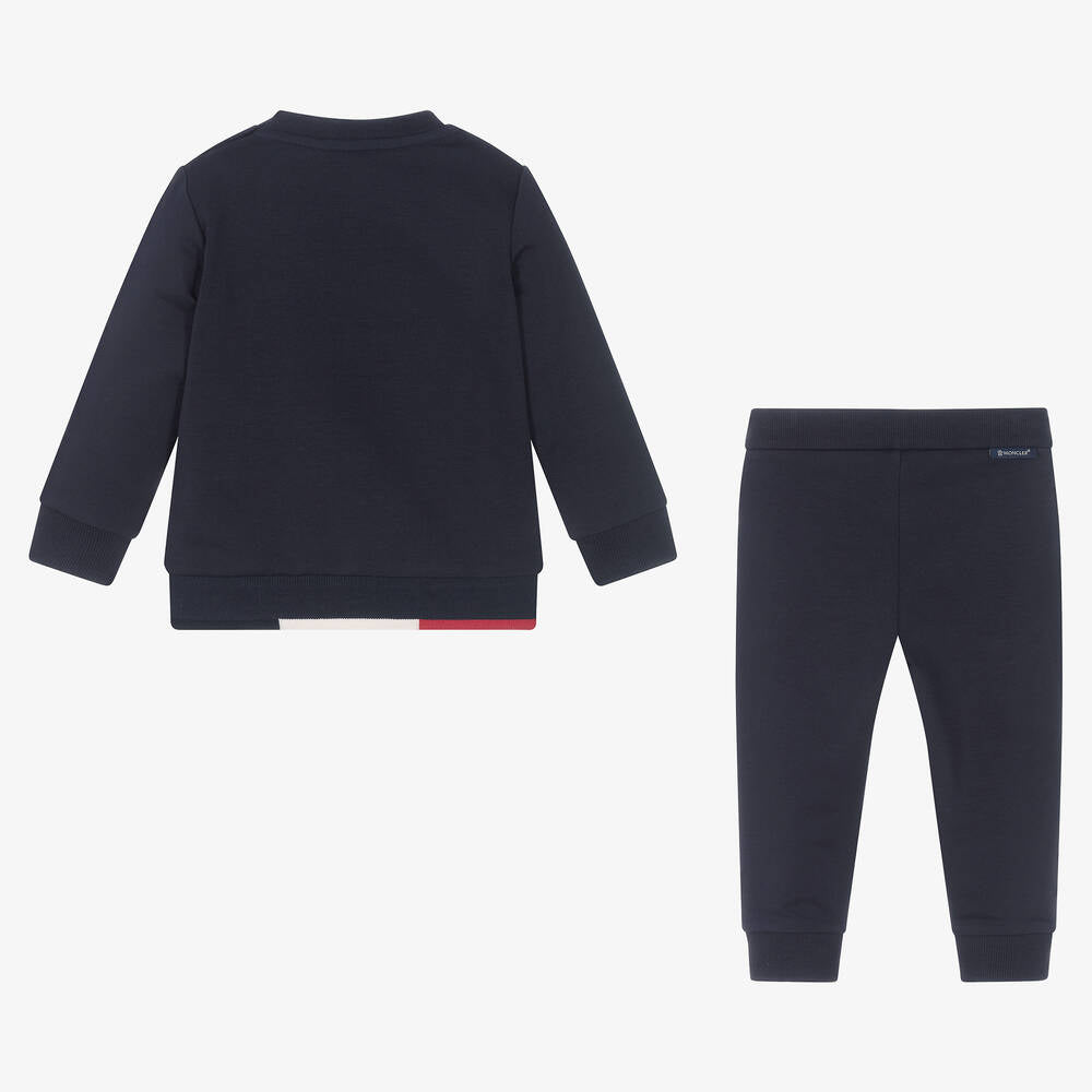 Baby Boys Navy Cotton Set