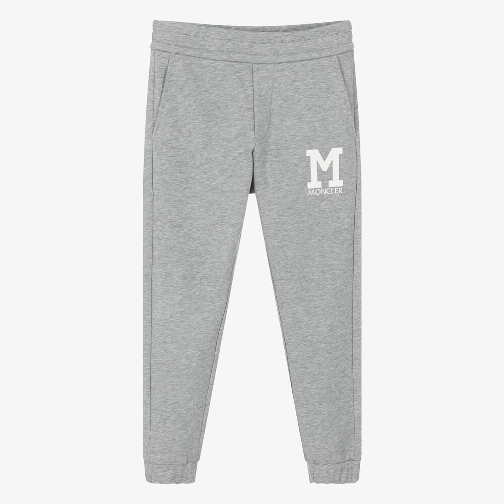 Boys Grey Cotton Trousers