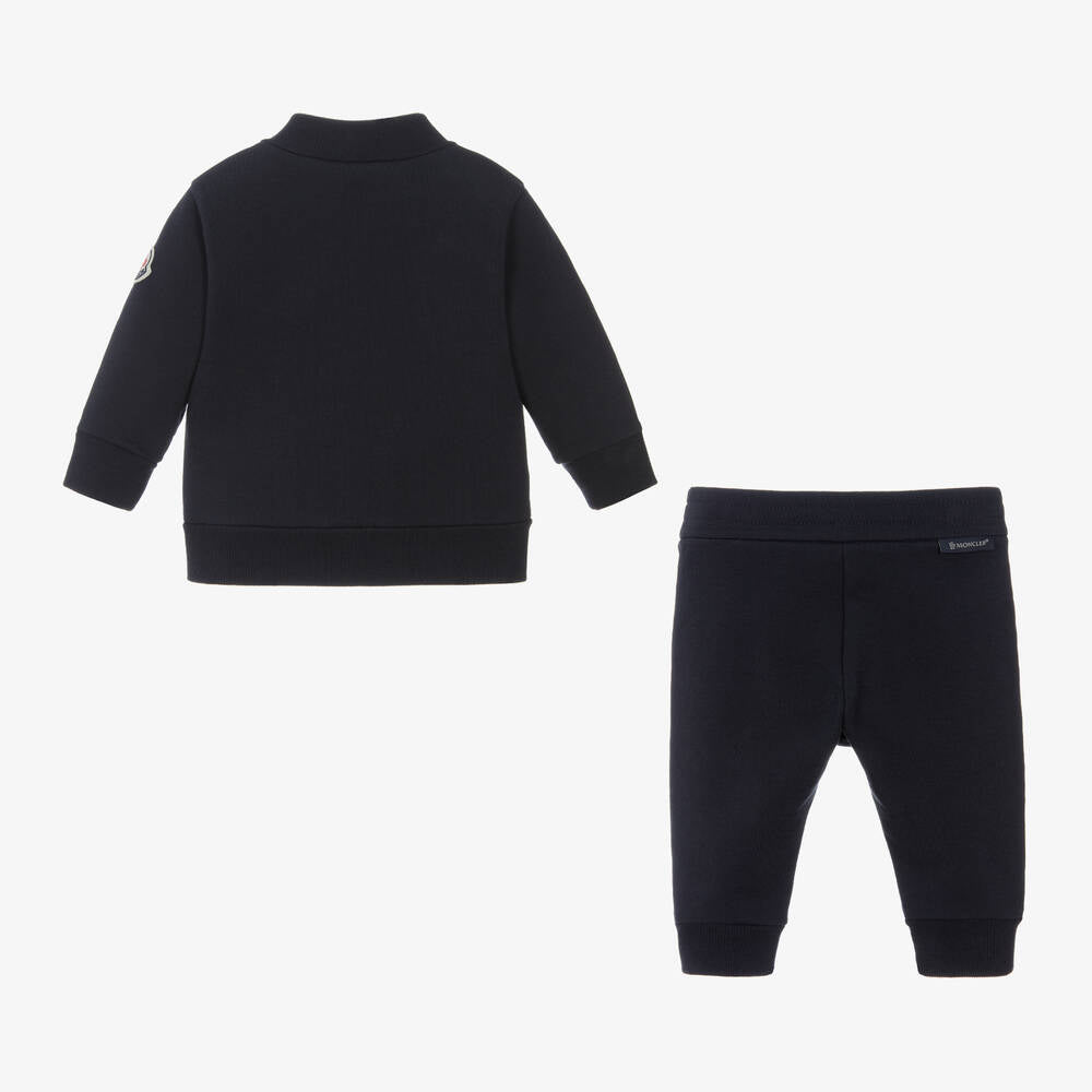 Baby Boys Dark Blue Cotton Set