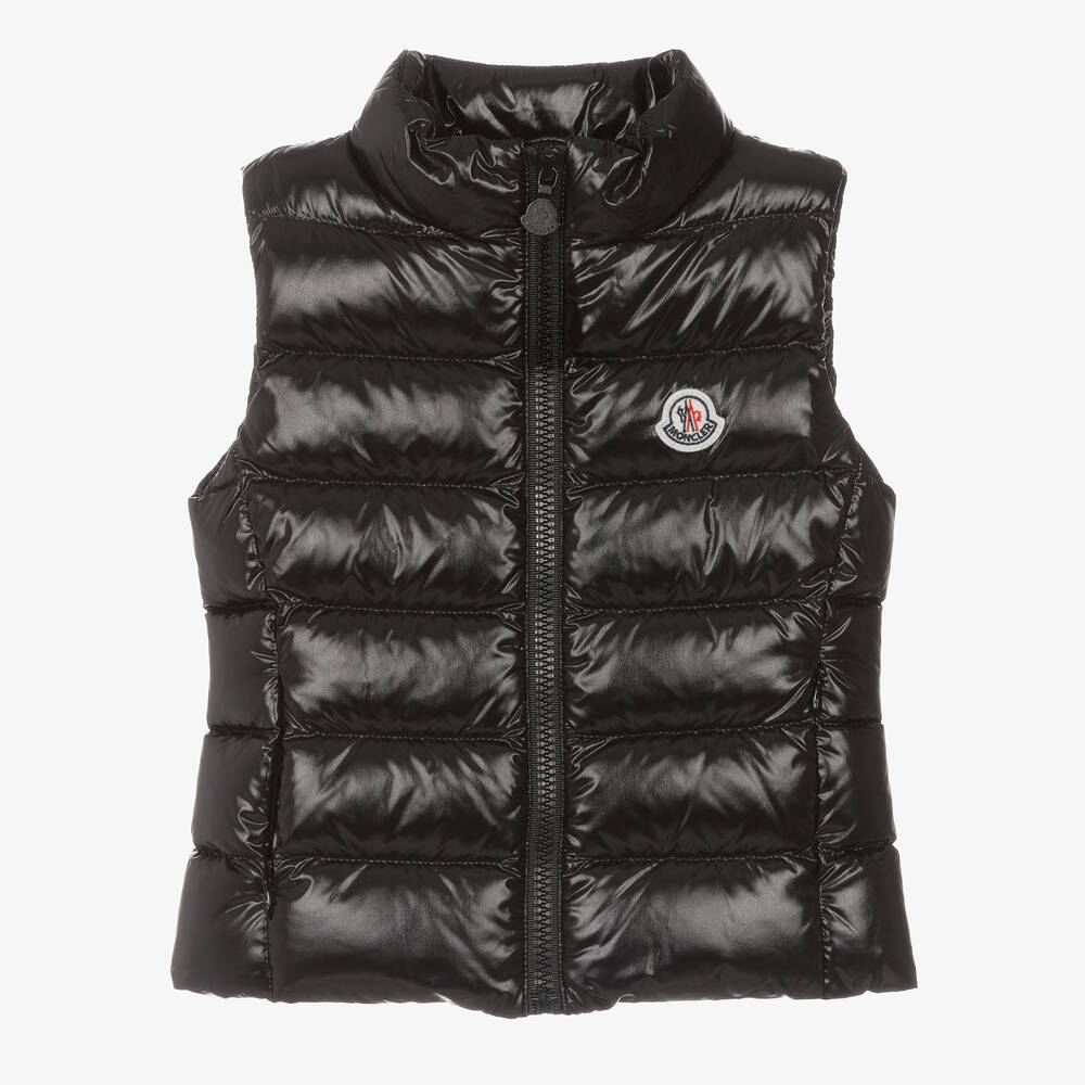 Girls Black"GHANY"Padded Down Gilet