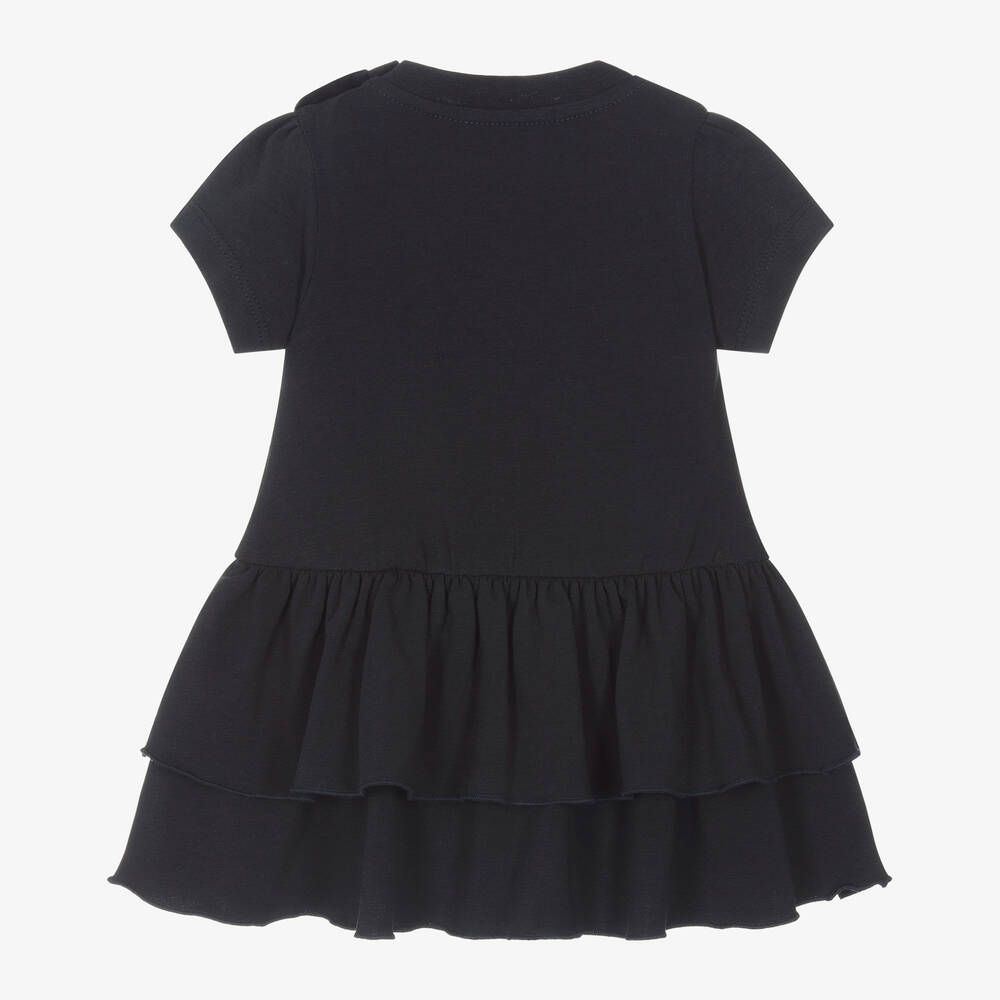 Baby Girls Navy Cotton Dress