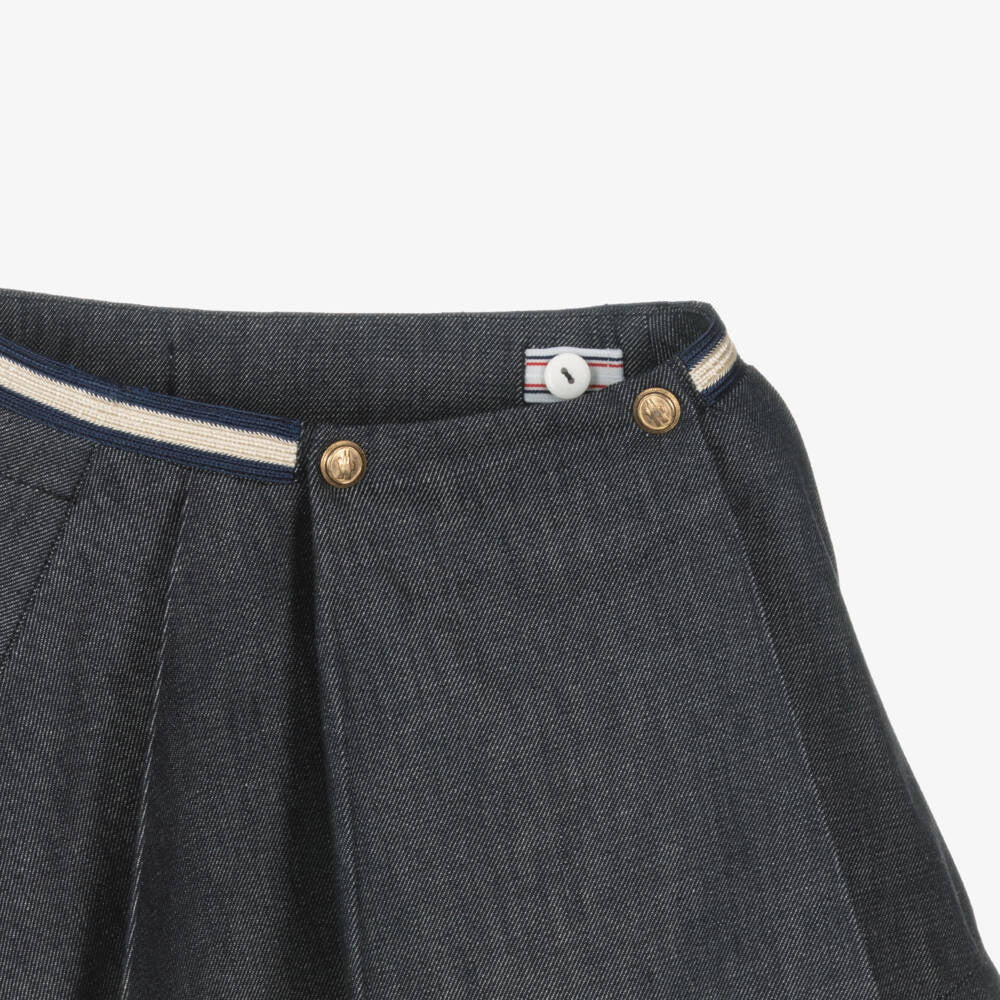 Girls Blue Denim Skirt