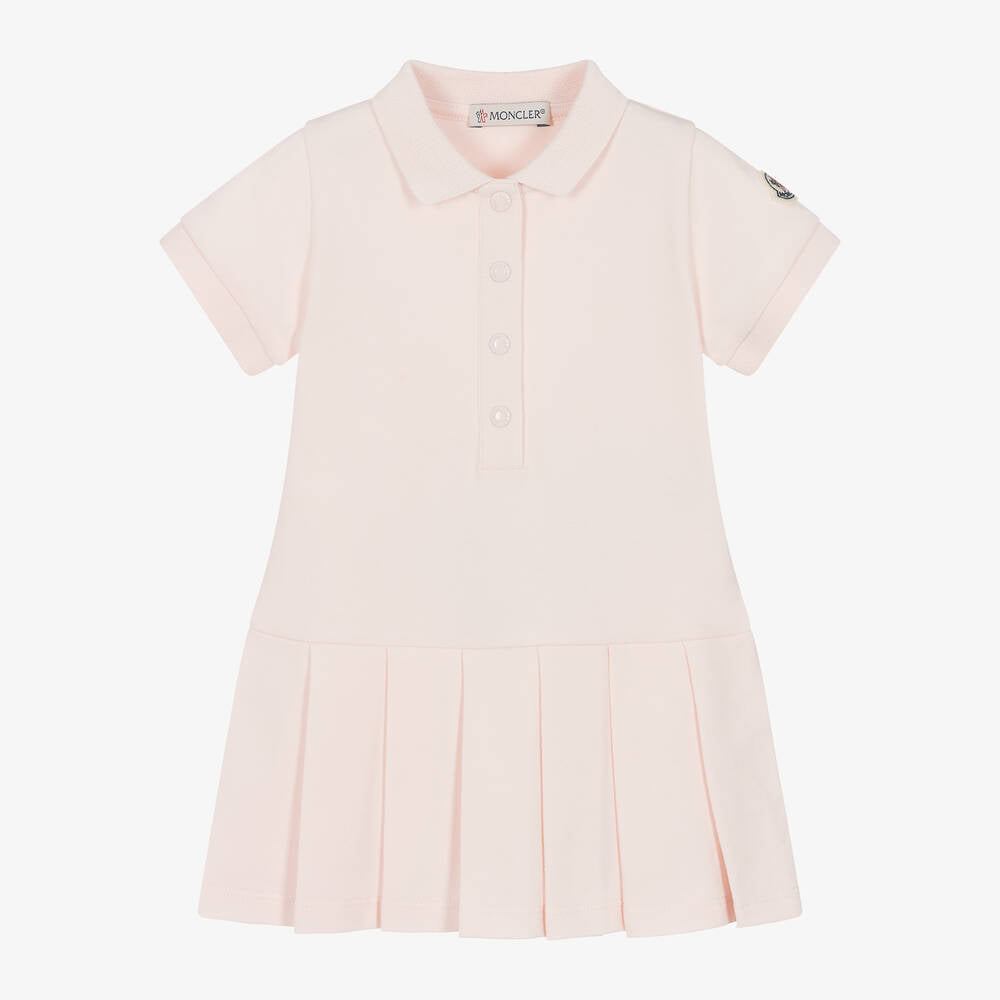 Baby Girls Pale Pink Cotton Dress