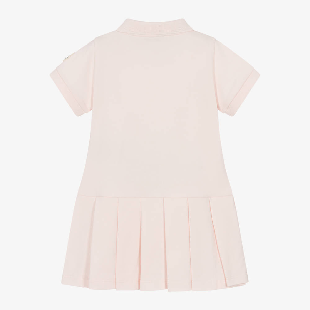 Baby Girls Pale Pink Cotton Dress