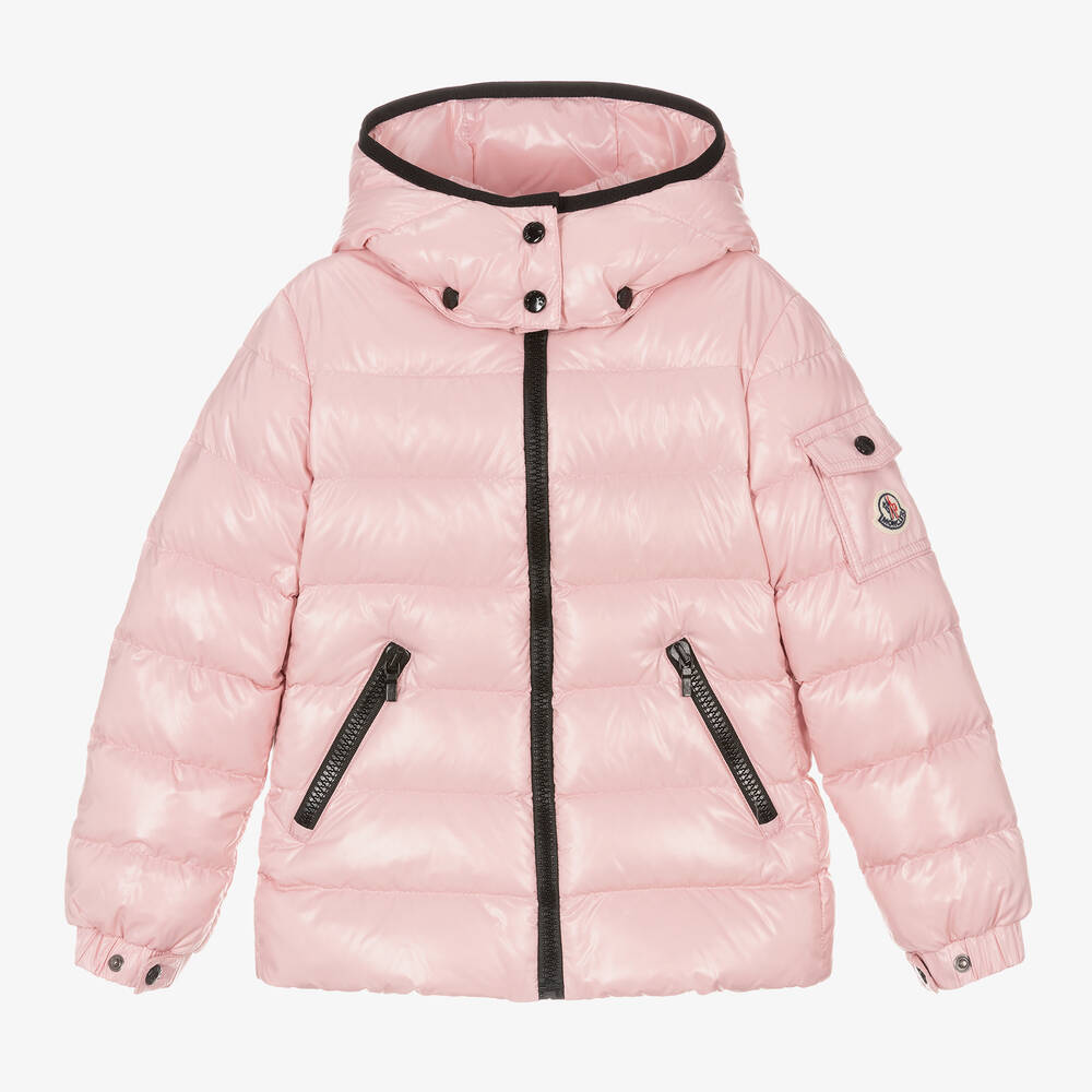 Girls Pink"BADY"Padded Down Jacket