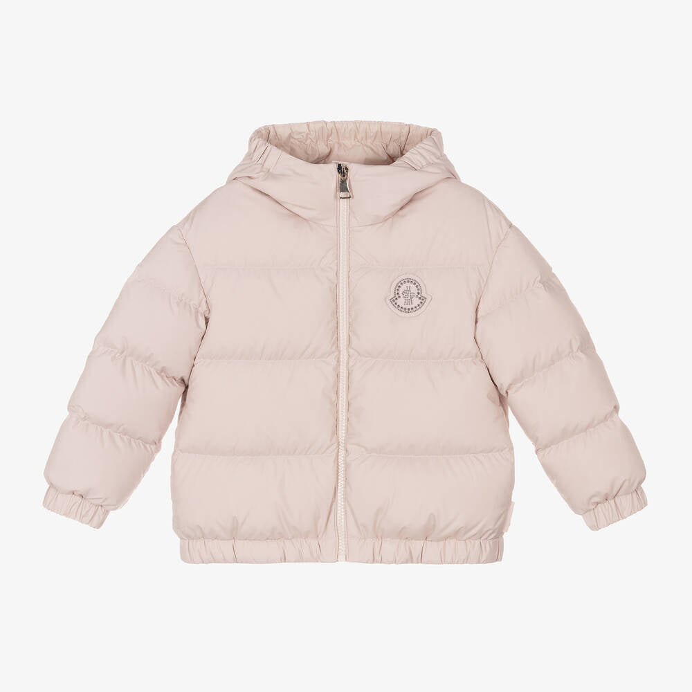 Girls Light Pink "CLARITIA" Padded Down Jacket