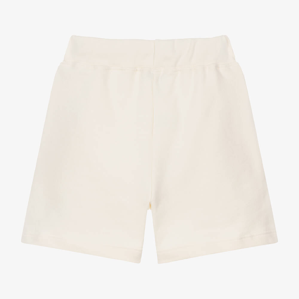 Boys & Girls Cream Cotton Shorts