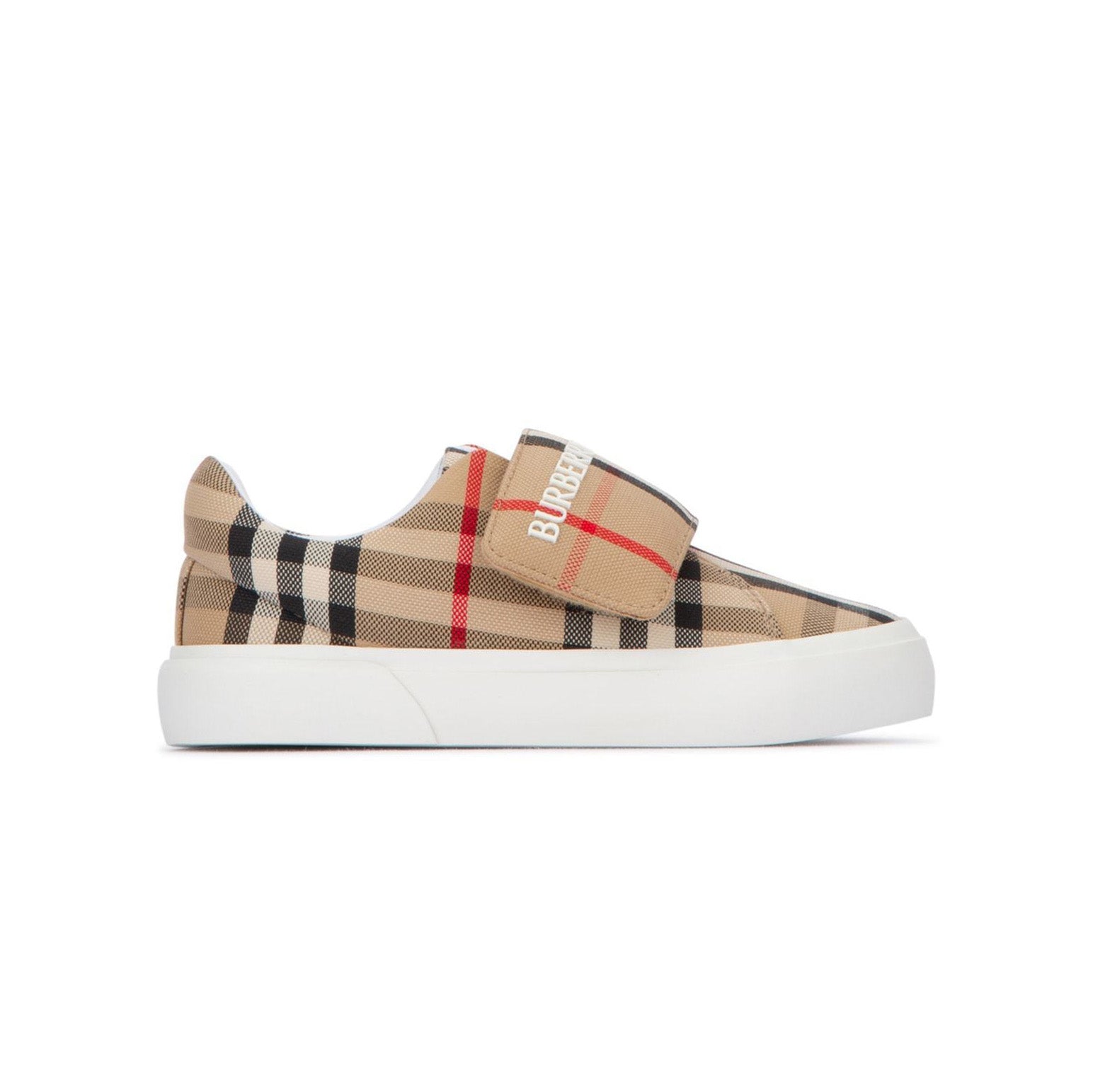 Boys & Girls Beige Check Shoes