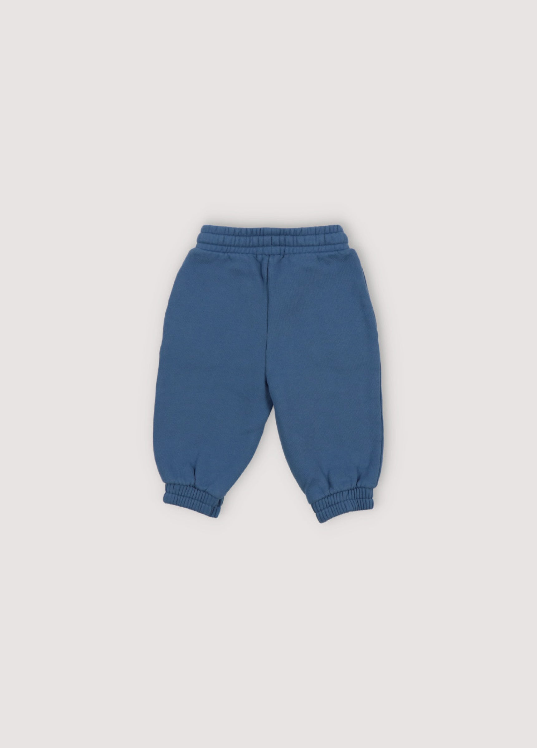 Baby Boys & Girls Blue Cotton Trousers