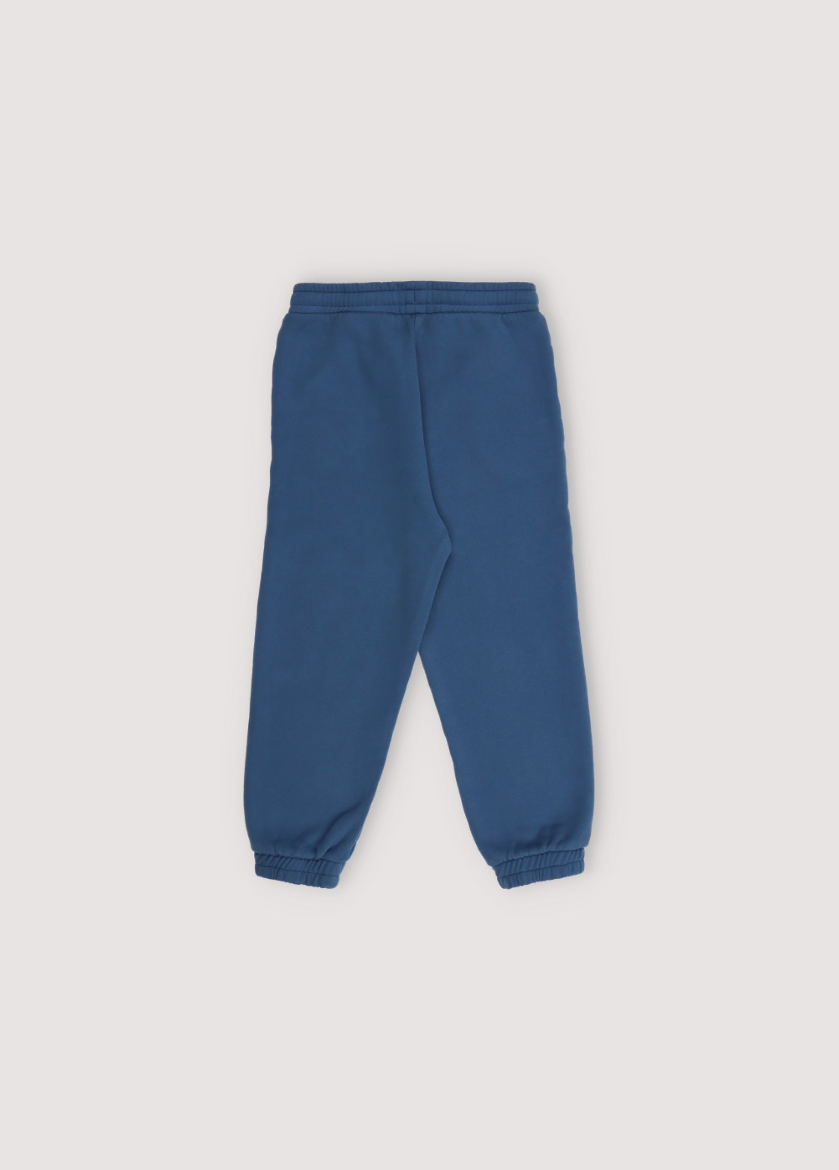 Boys Blue Logo Cotton Trousers