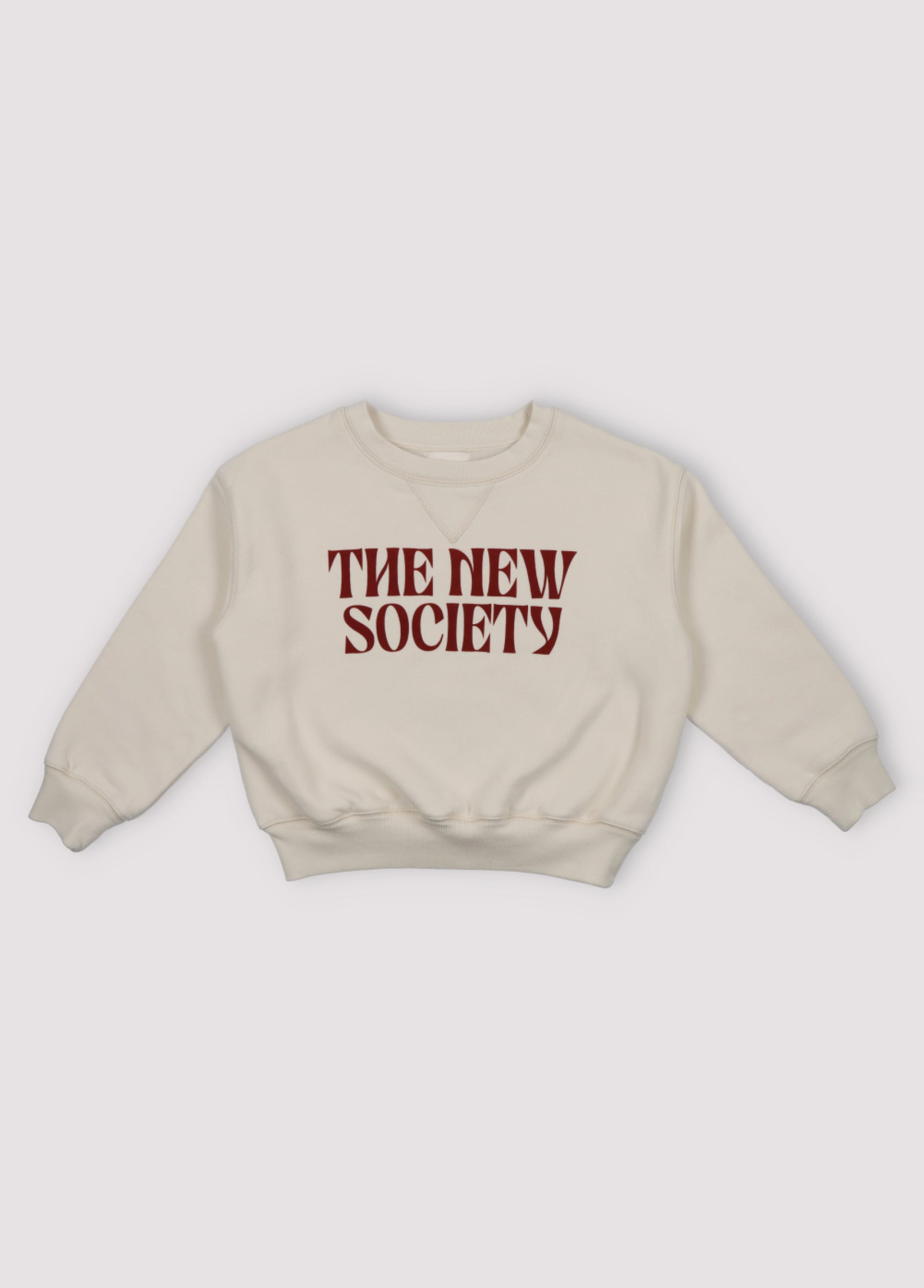 Boys & Girls Cream Logo Cotton Sweatshirt