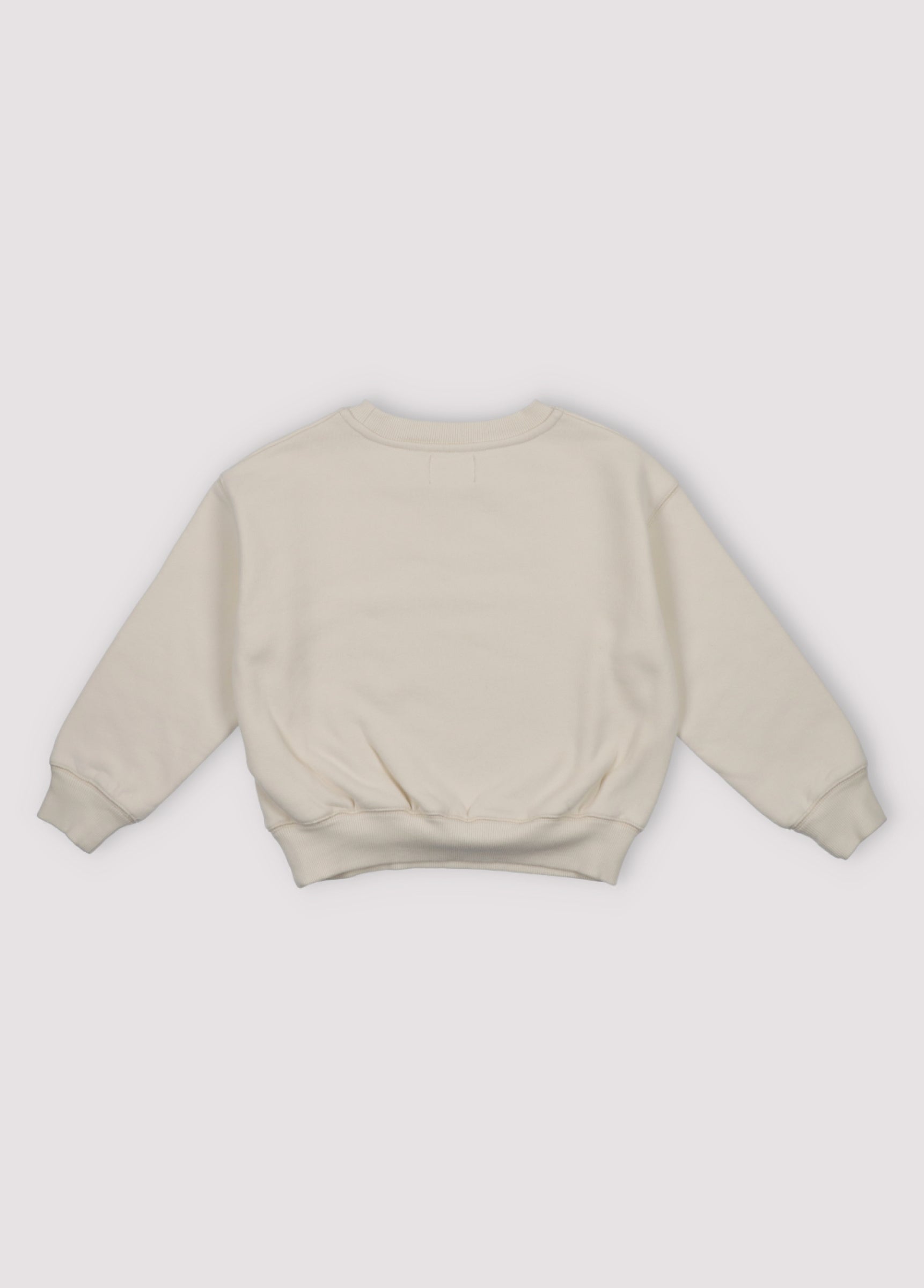 Boys & Girls Cream Logo Cotton Sweatshirt