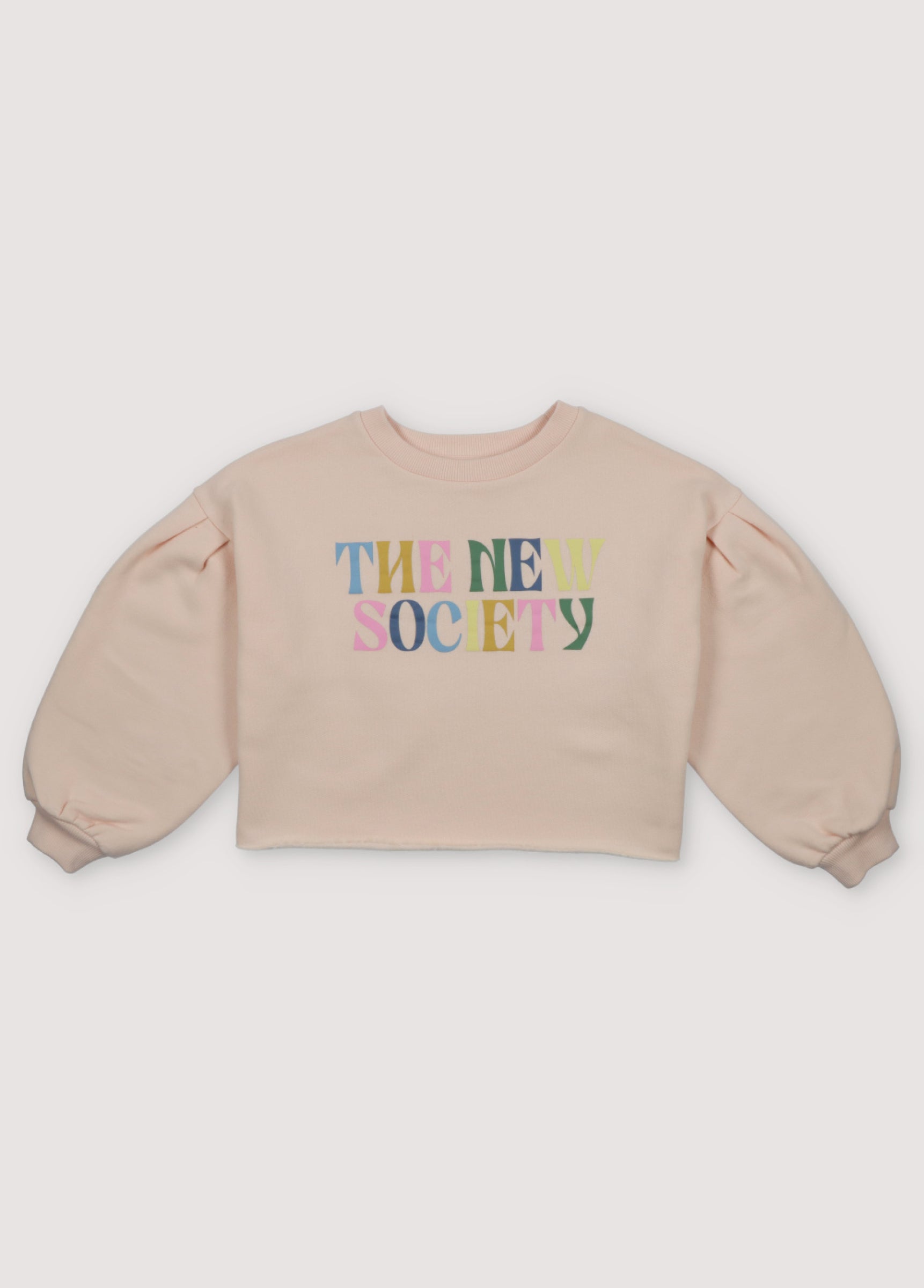 Girls Cream Logo Sweatshirt