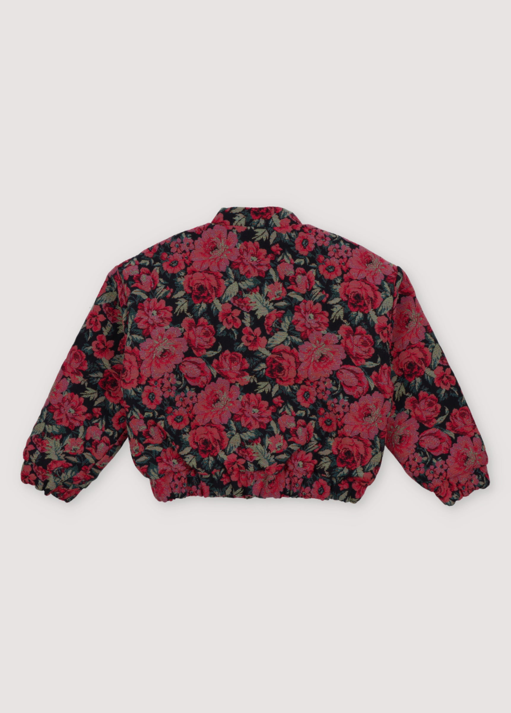 Girls Red Flower Jacket