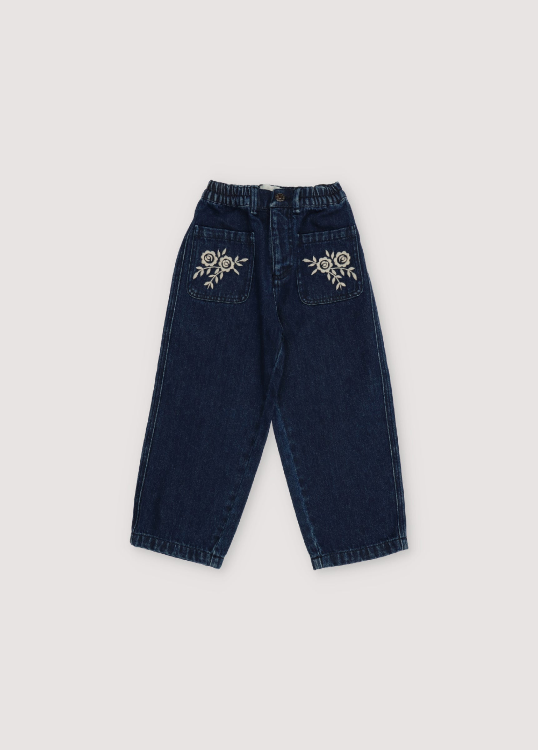 Girls Blue Denim Trousers