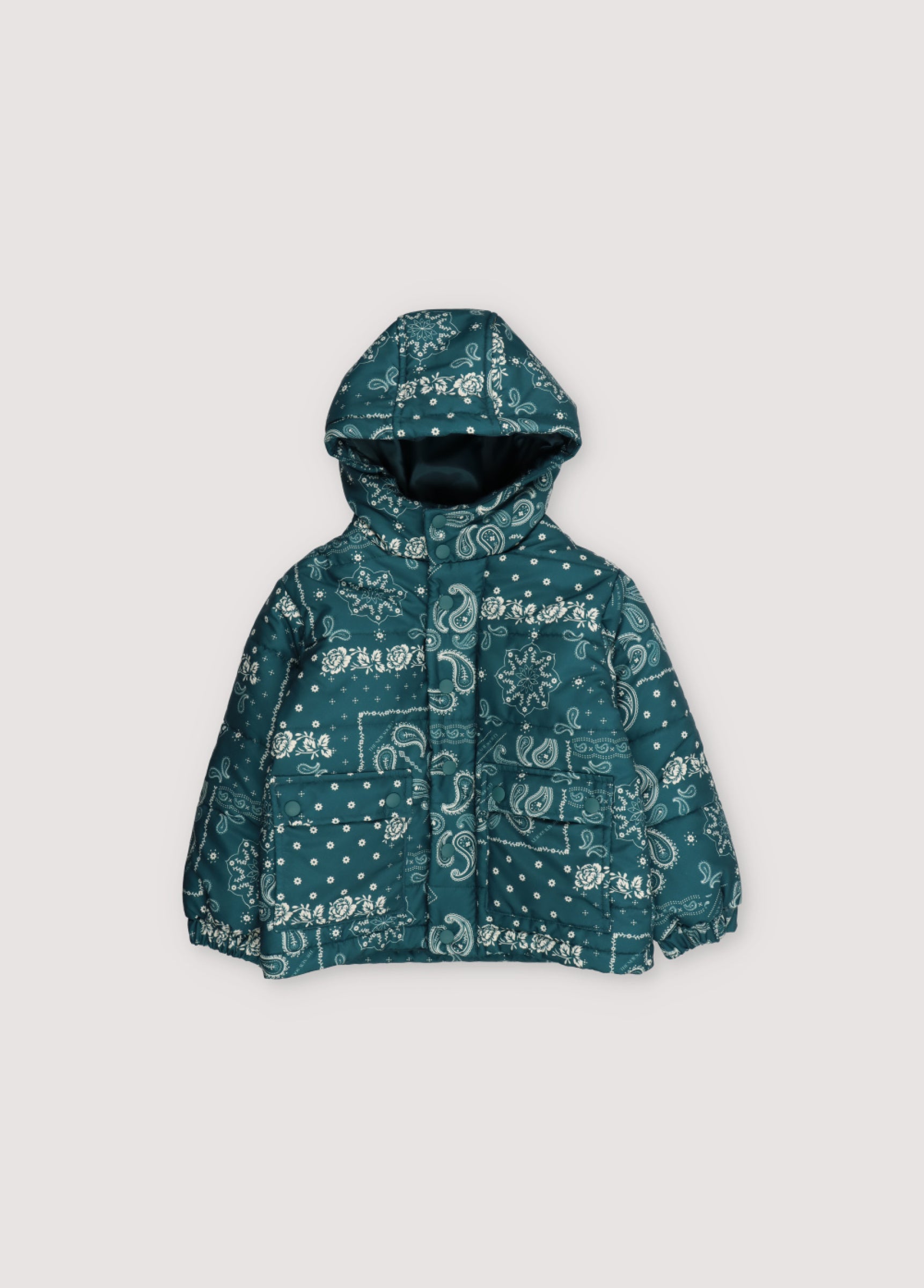 Boys & Girls Green Padded Jacket