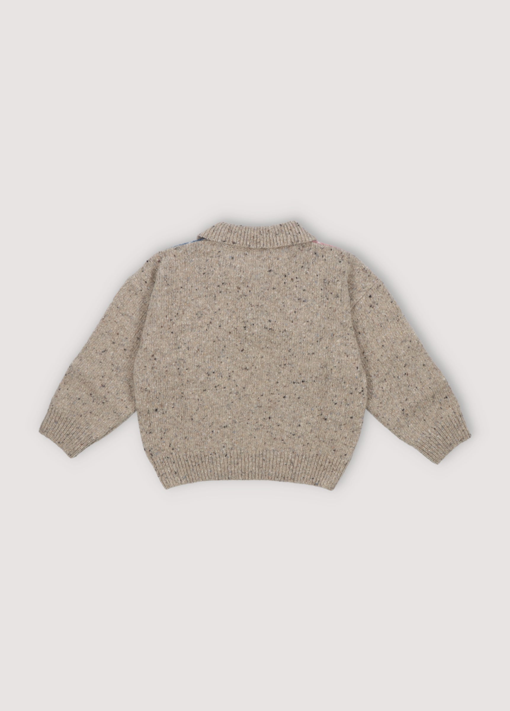 Boys Grey Knit Sweater